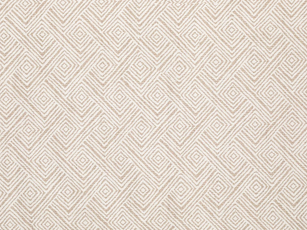 Ivory Geometric Upholstery Fabric – Nexus Diamond