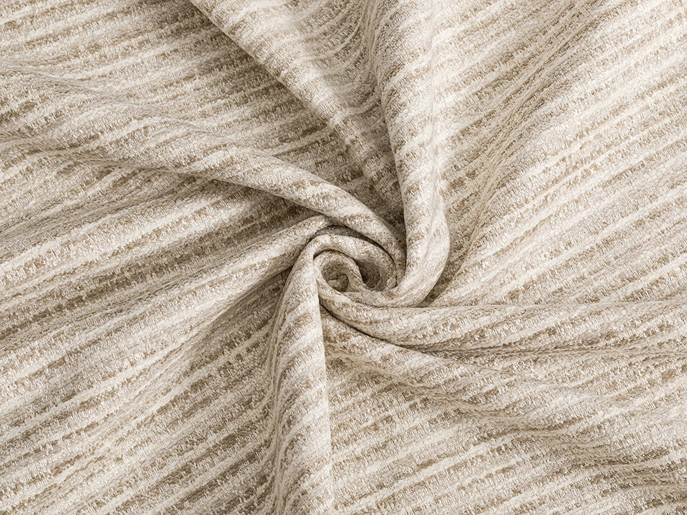 Ivory Textured Upholstery Fabric - Nexus Pulse