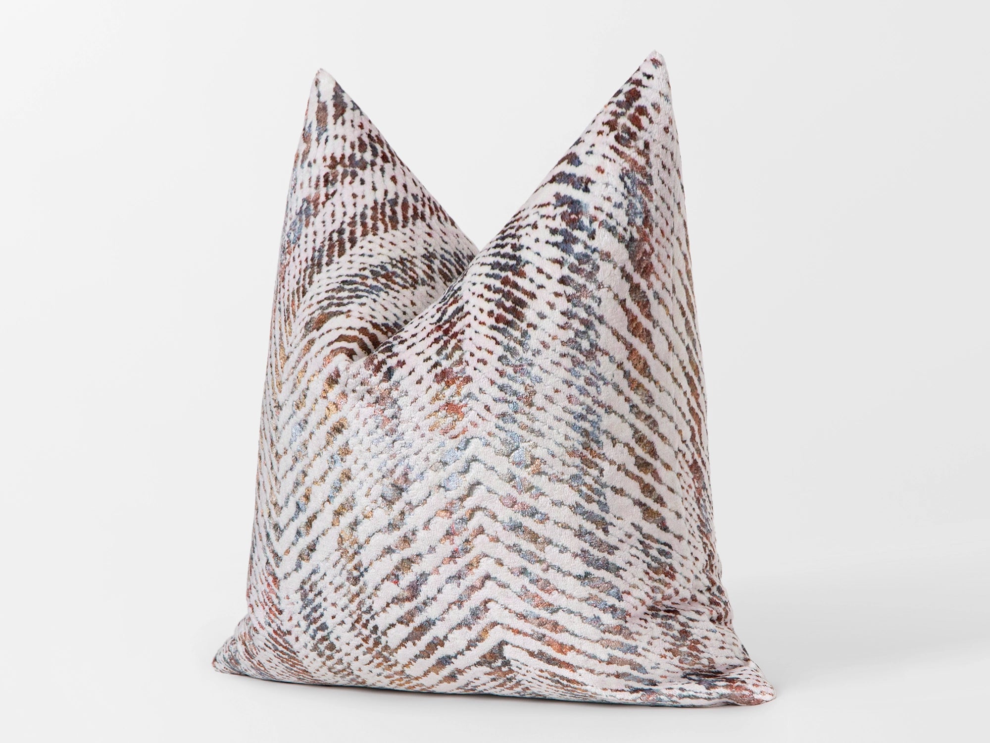 Colorful Textured Velvet Pillow Cover