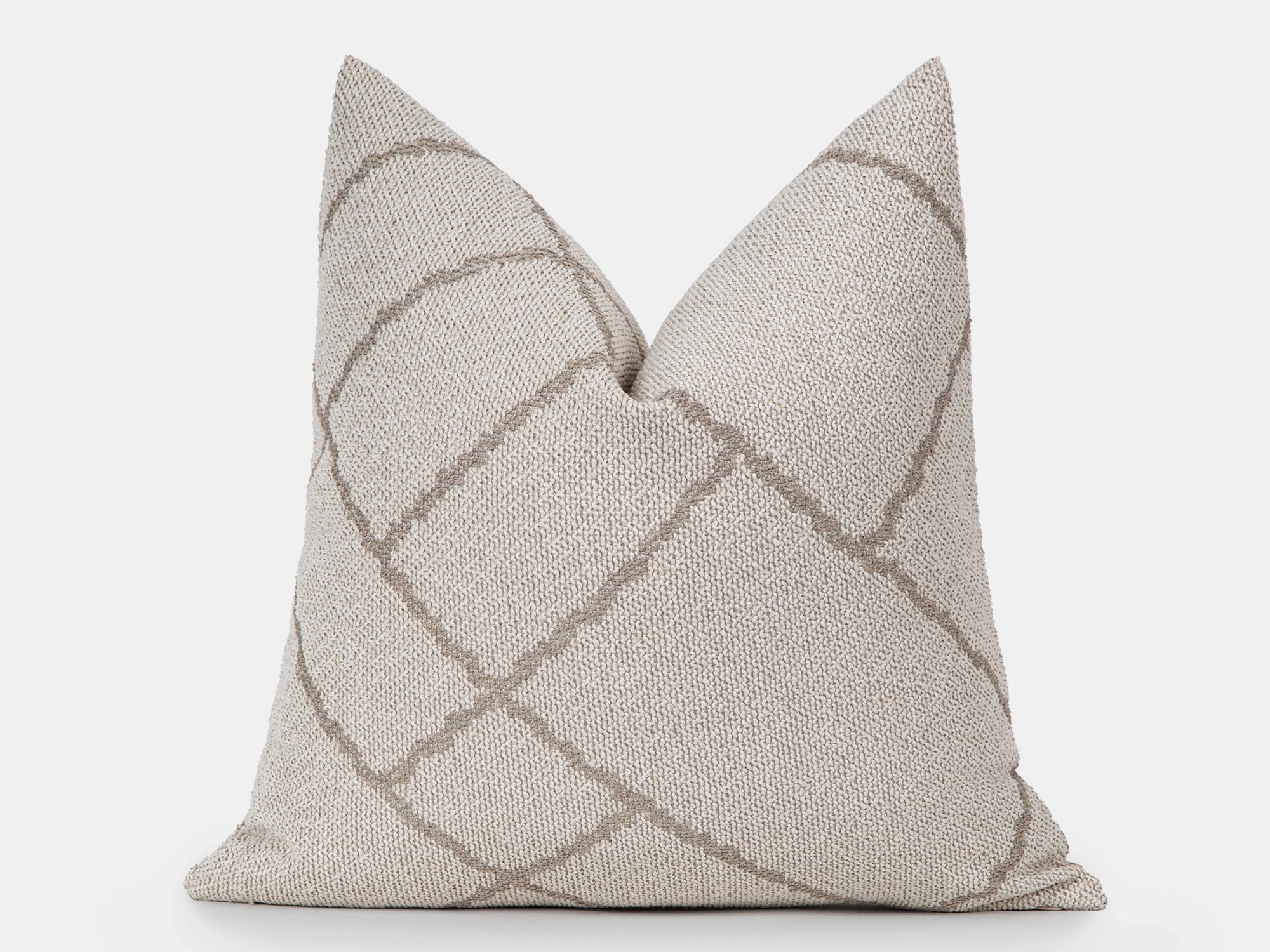 Ivory Abstract Throw Pillow Cover