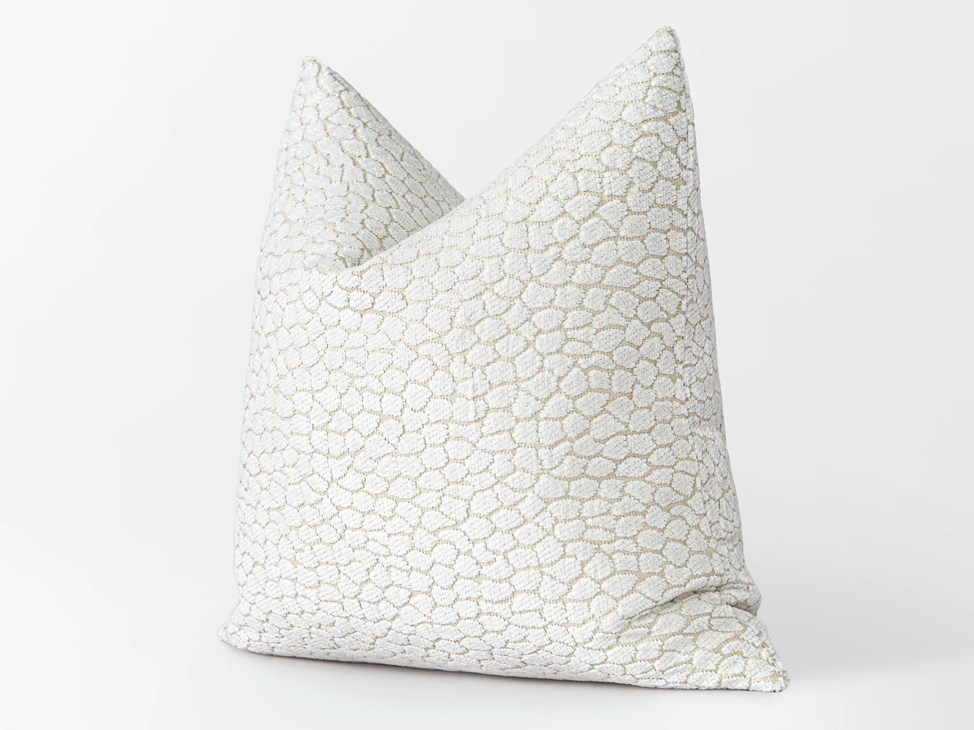 Ivory Textured Pillow Cover