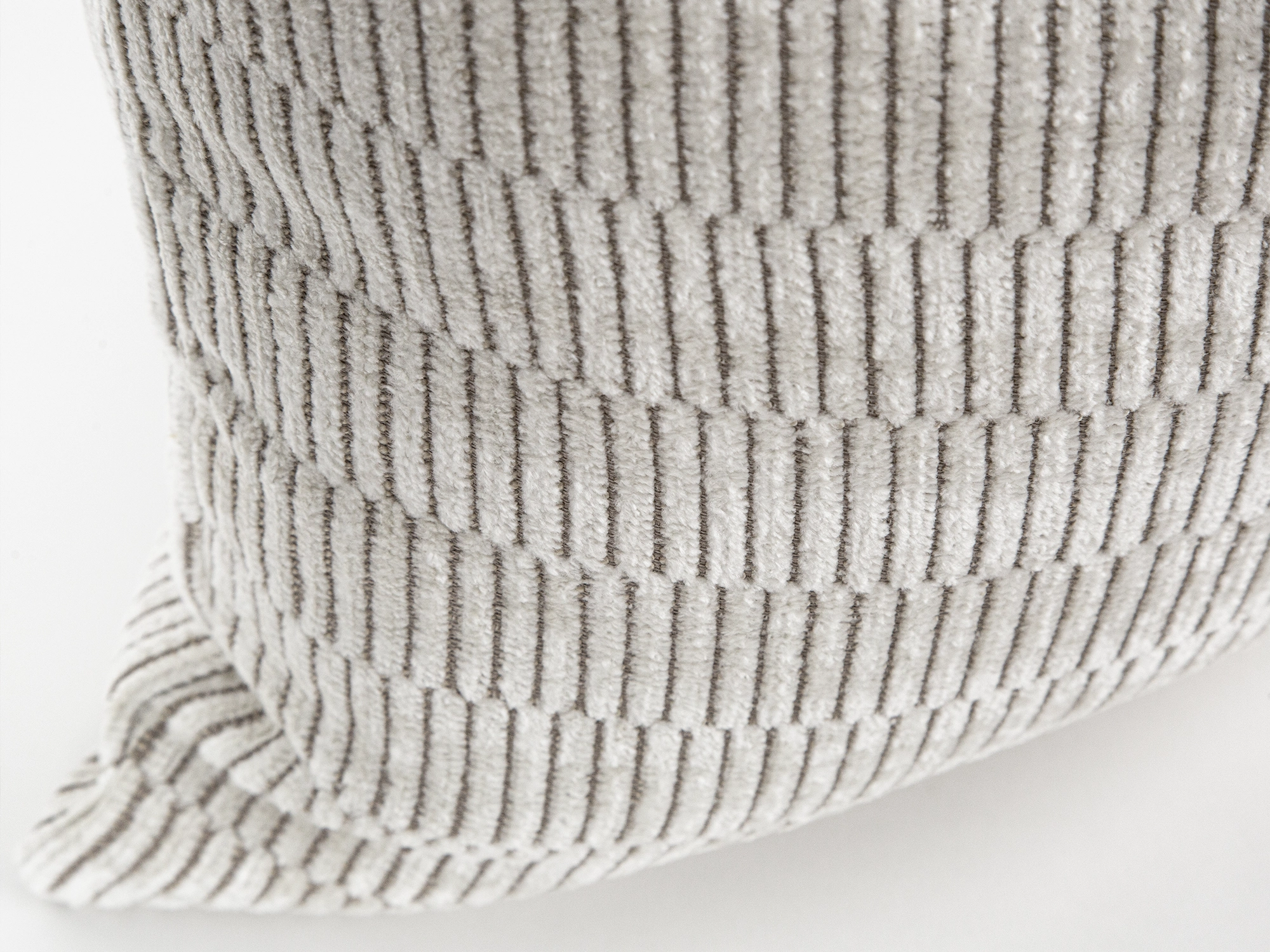 Ivory Linear Textured Pillow Cover