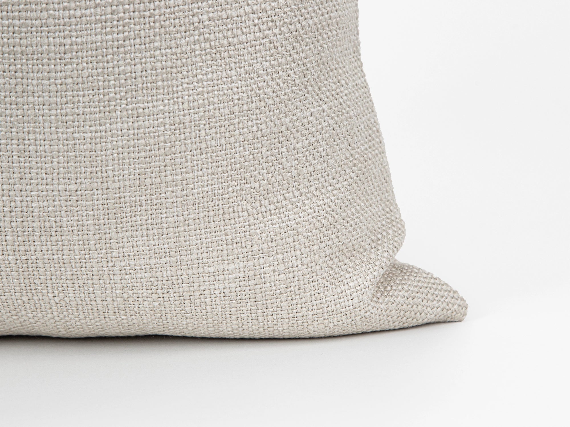 Ivory Linen Pillow Cover