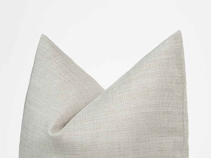 Ivory Linen Pillow Cover