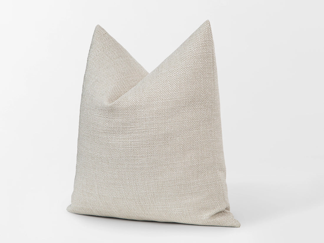 Ivory Linen Pillow Cover