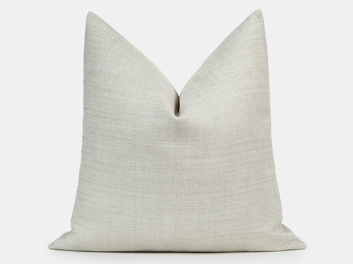 Ivory Linen Pillow Cover
