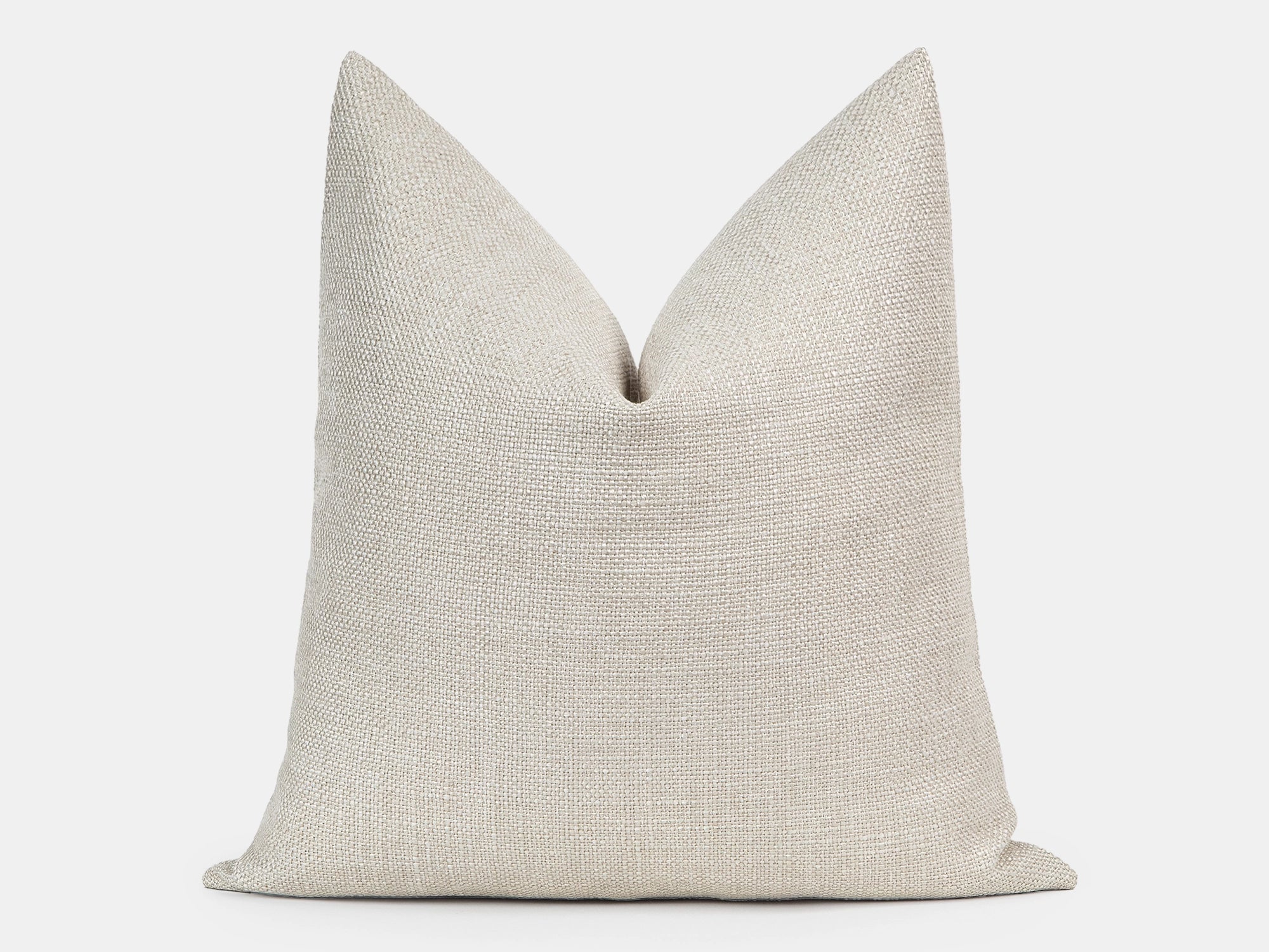 Ivory Linen Pillow Cover
