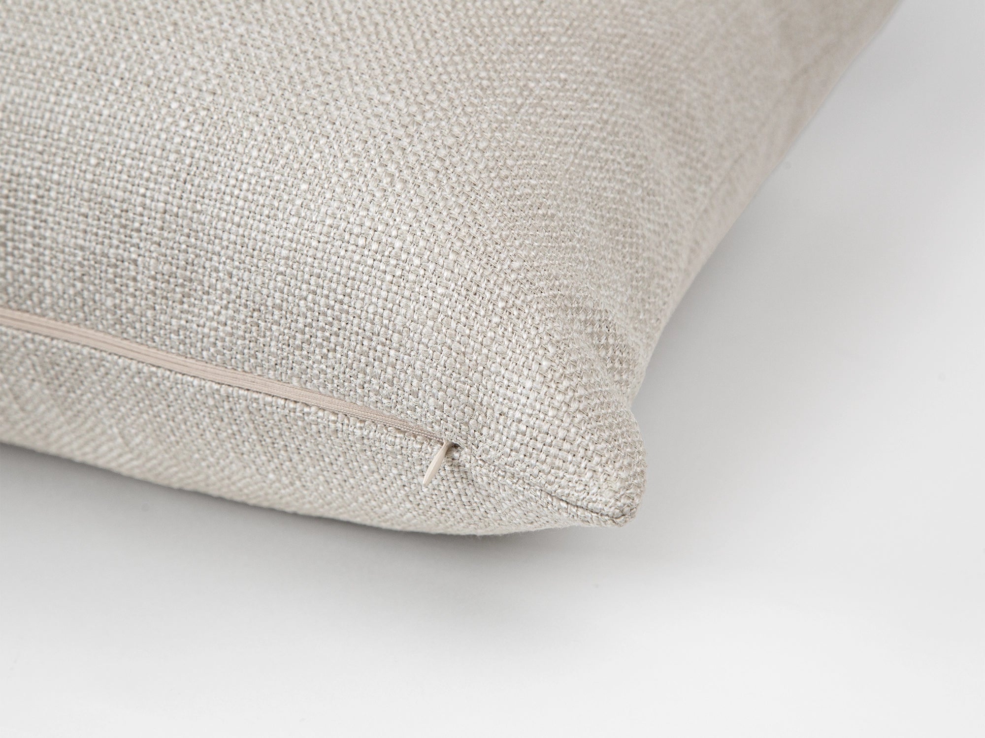 Ivory Linen Pillow Cover