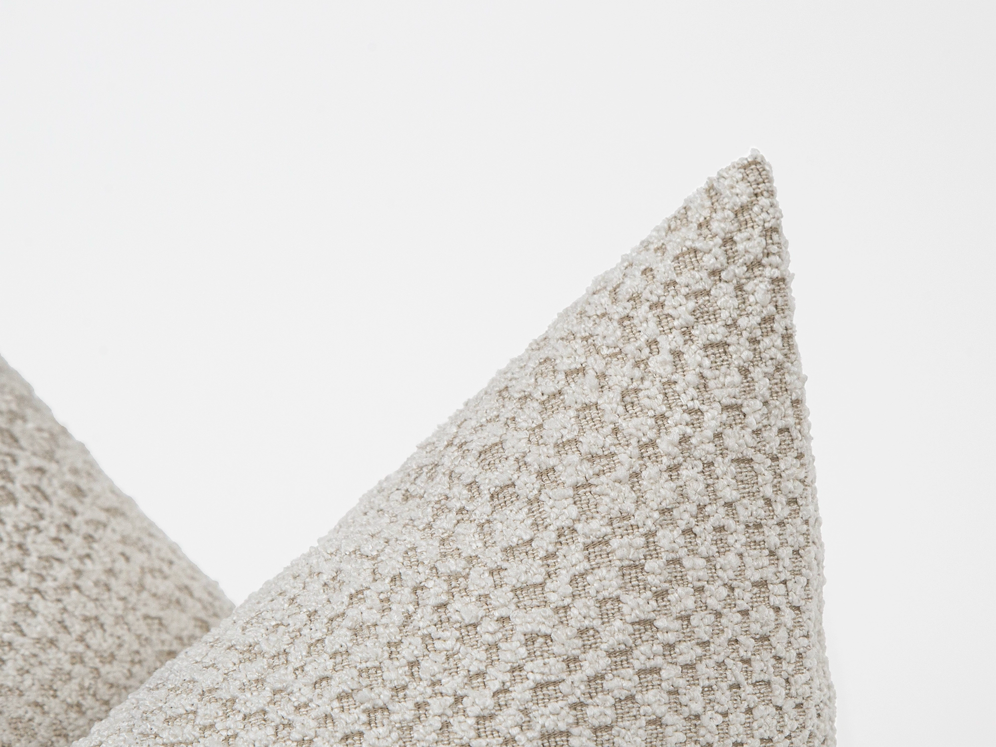 Ivory Tactile Textured Pillow Cover - District