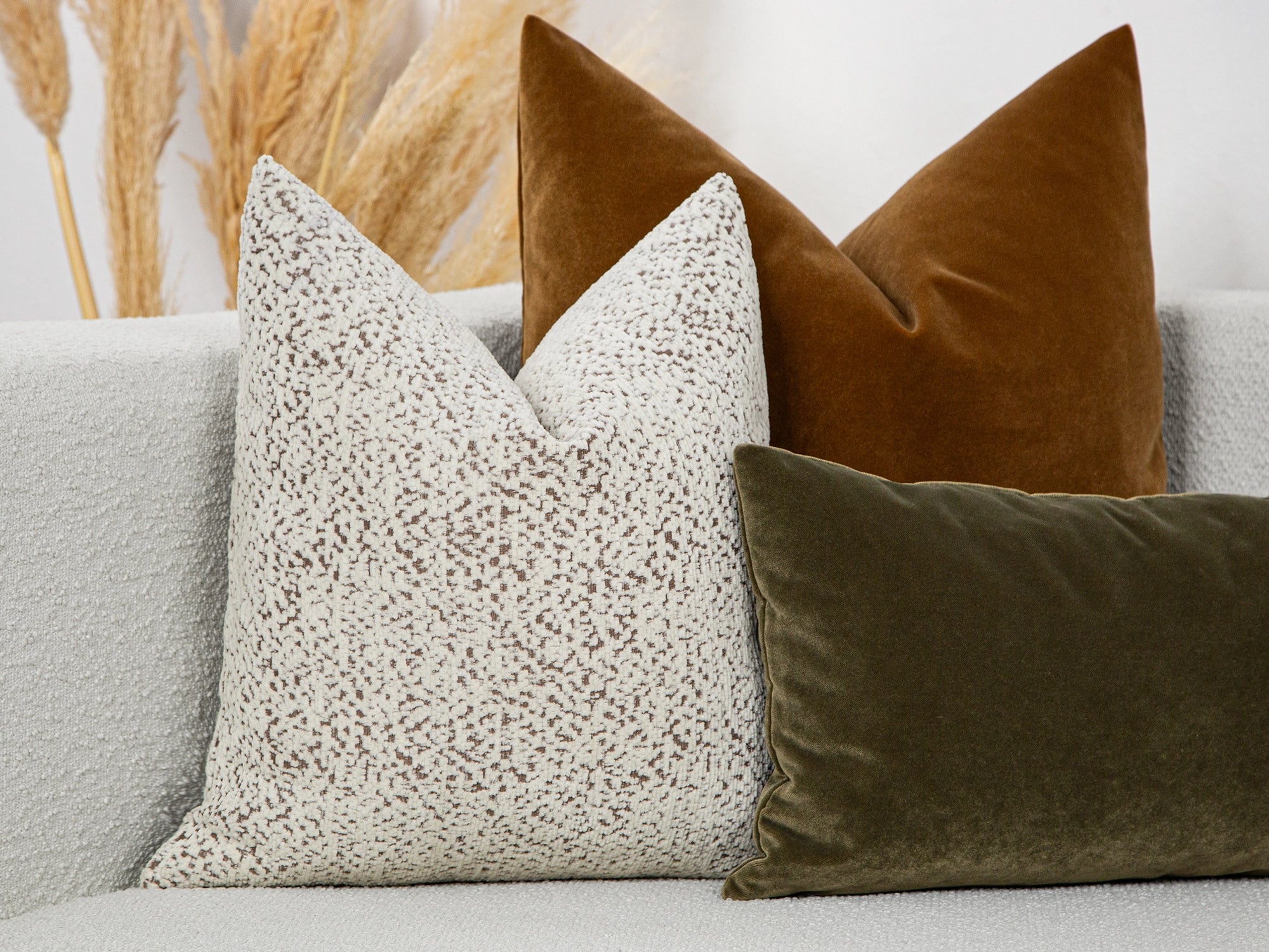 Ivory Plush Textured Pillow Cover – Haven