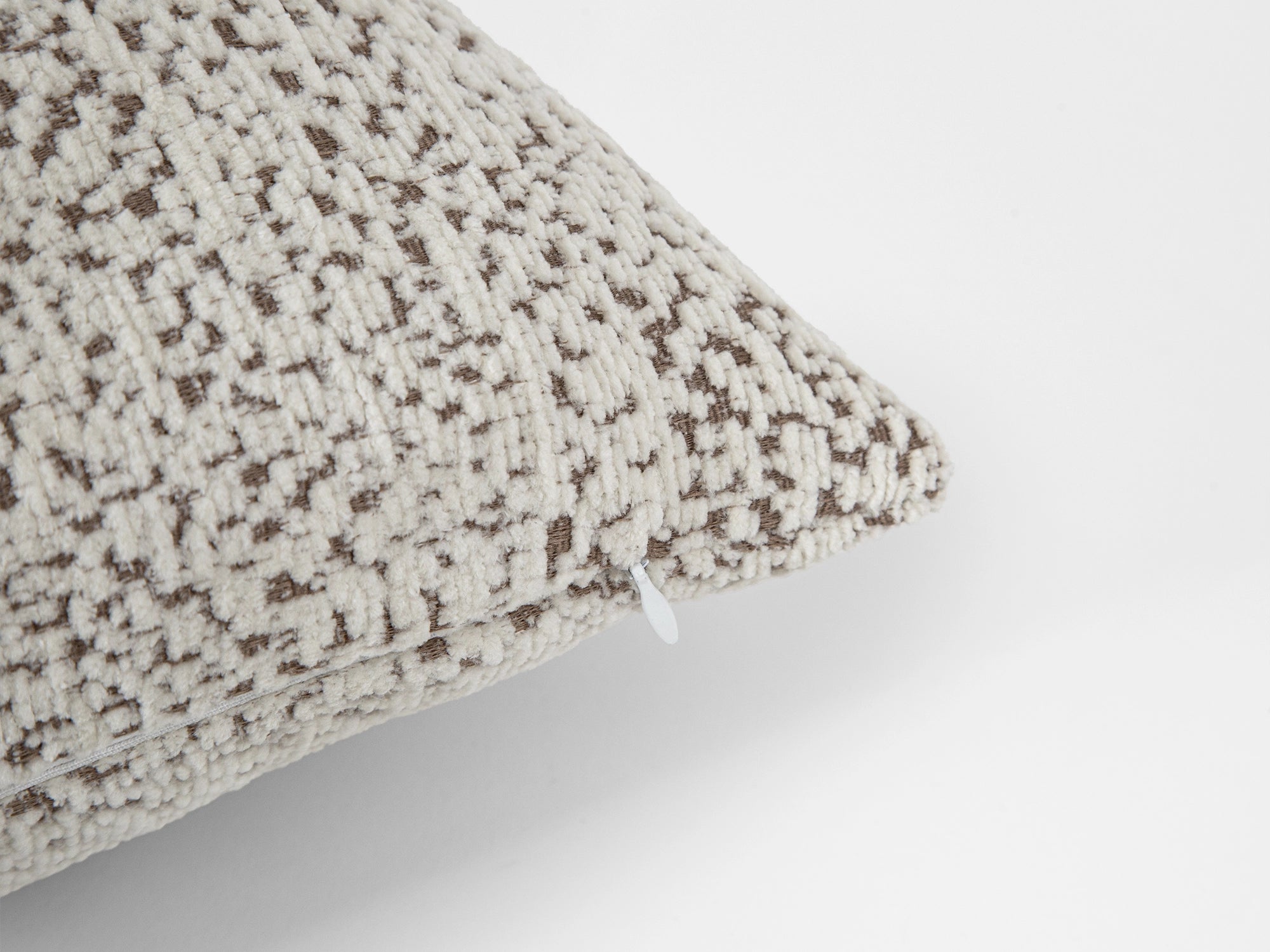 Ivory Plush Textured Pillow Cover – Haven