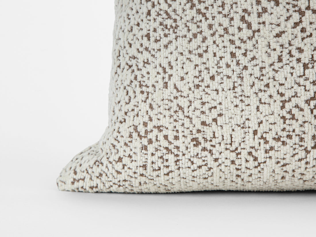 Ivory Plush Textured Pillow Cover – Haven