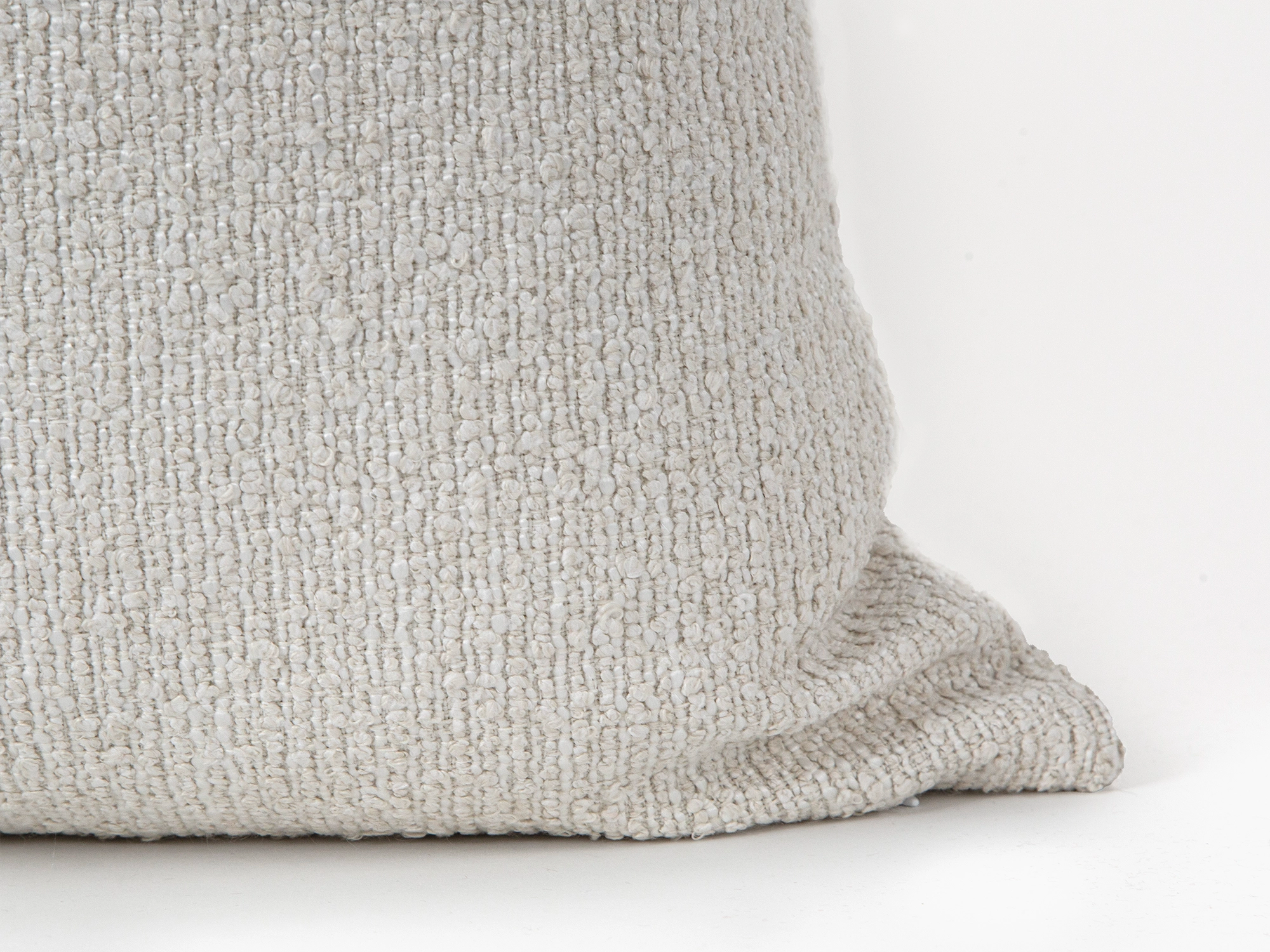 Ivory Striped Boucle Pillow Cover