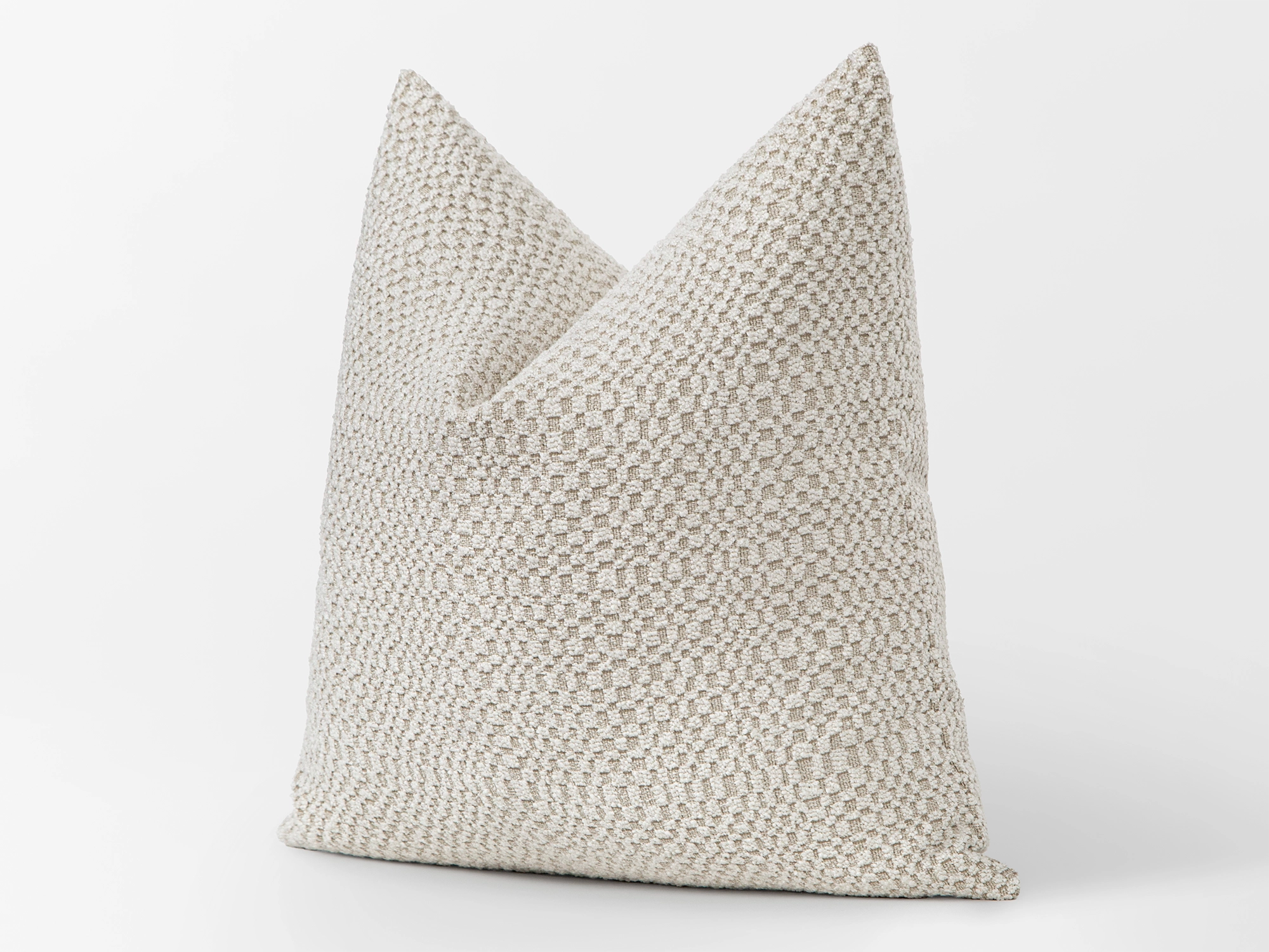 Ivory Tactile Textured Pillow Cover - District