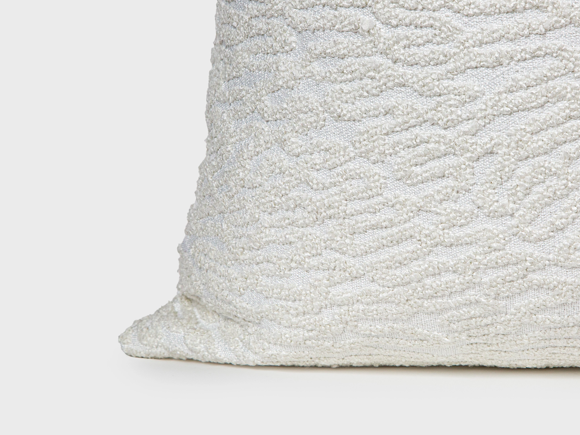 Ivory Tactile Abstract Pillow Cover