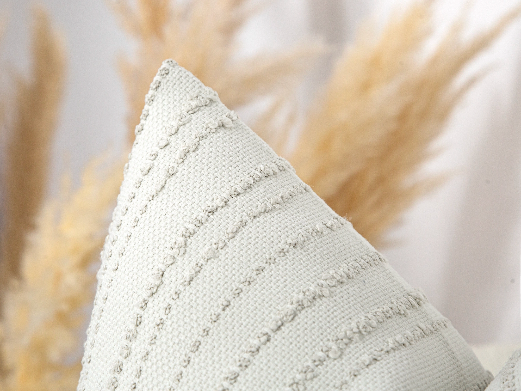 Ivory Artisan Textured Pillow Cover