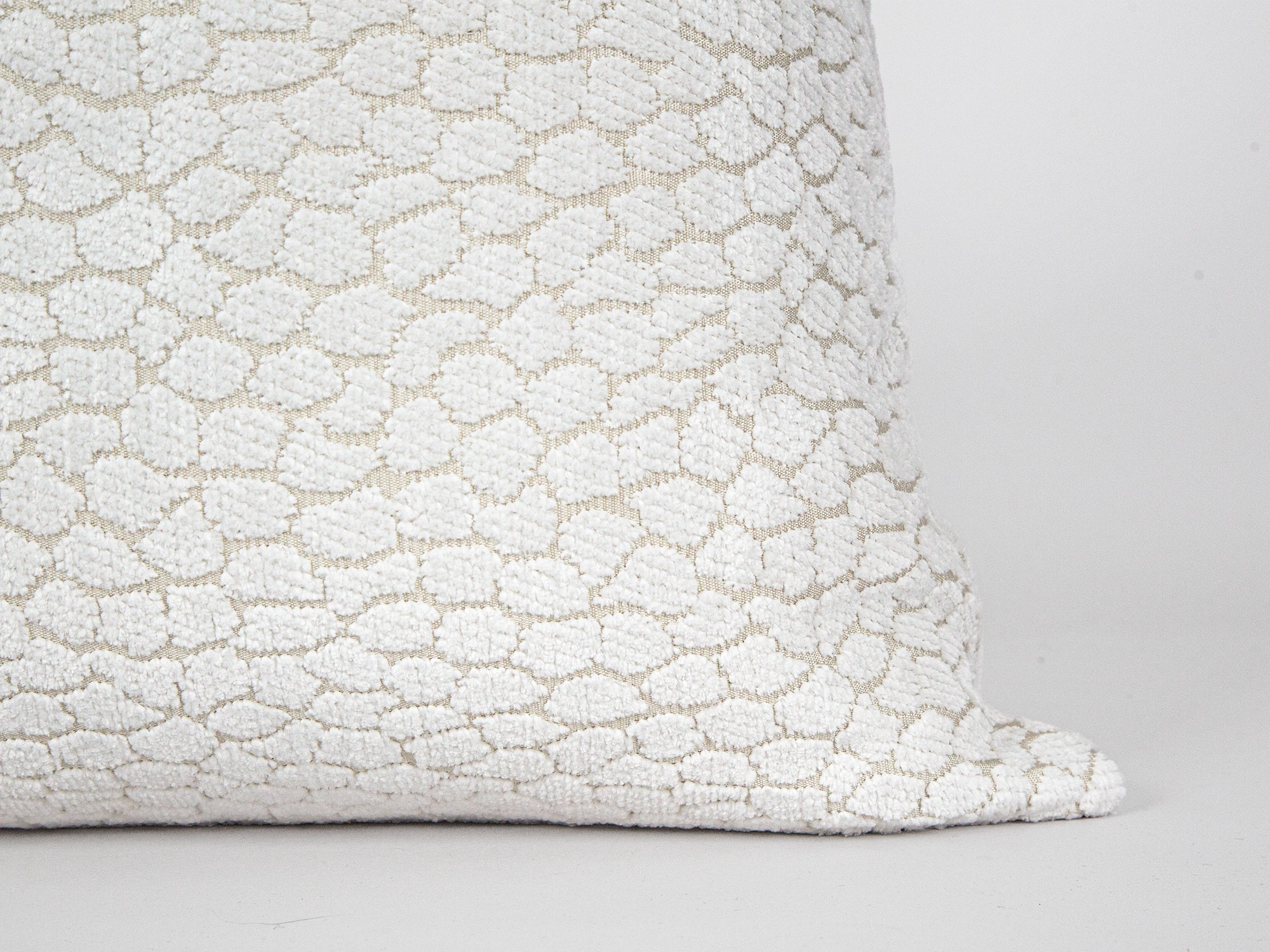 Ivory Textured Pillow Cover