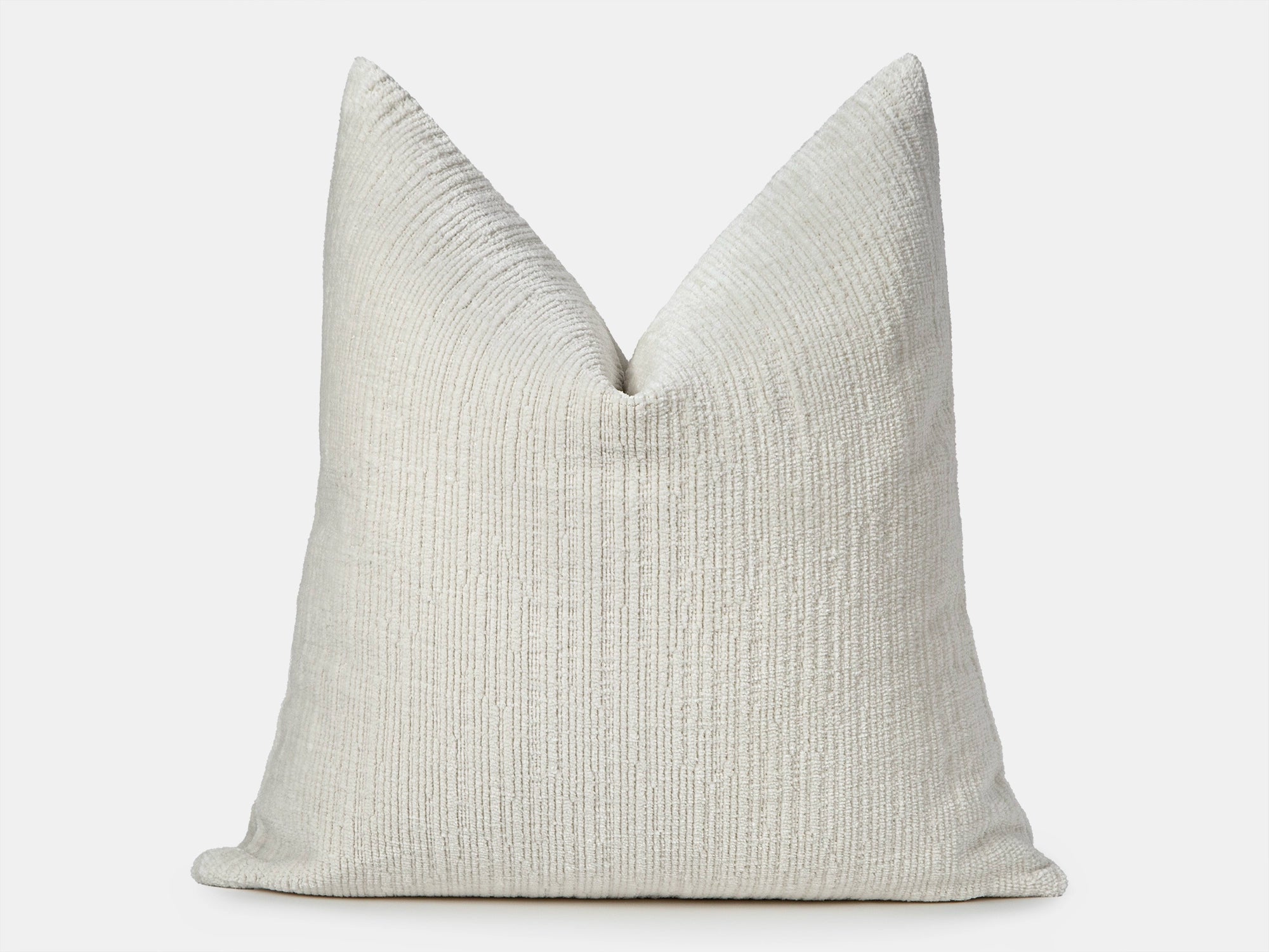 Ivory Textured Cozy Pillow Cover
