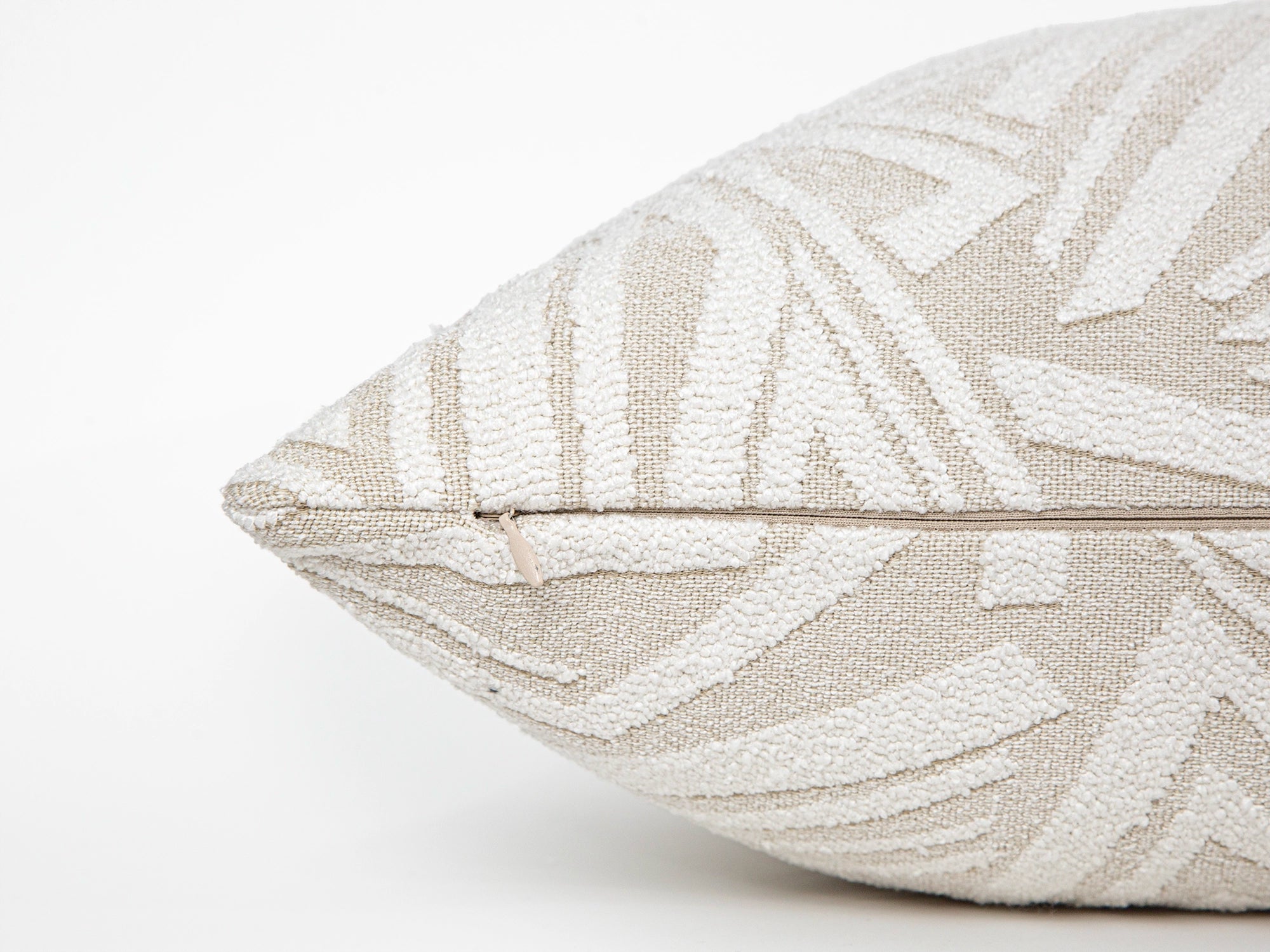 Ivory Arch Geo Textured Pillow Cover - District
