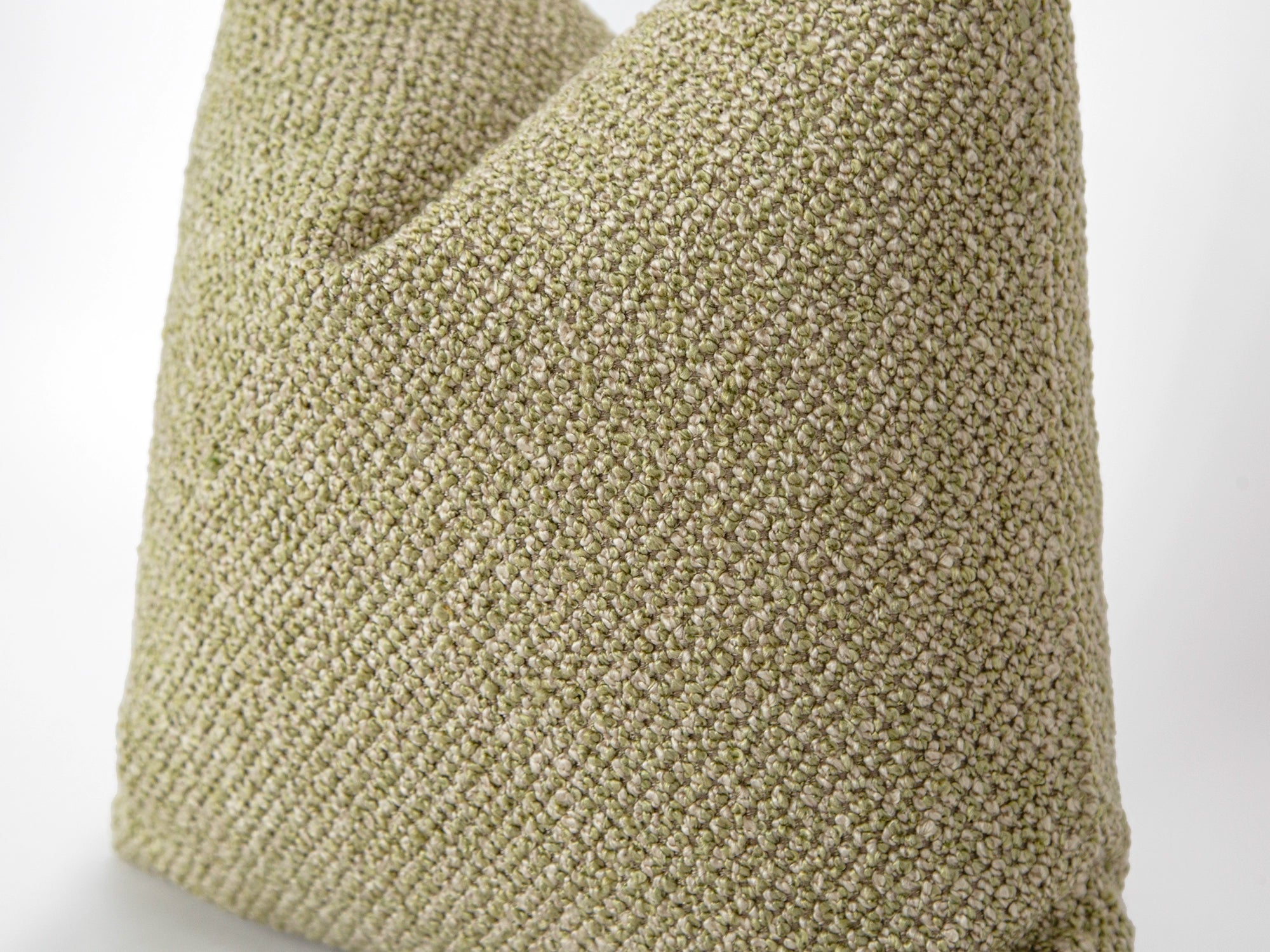 Khaki Textured Pillow Cover