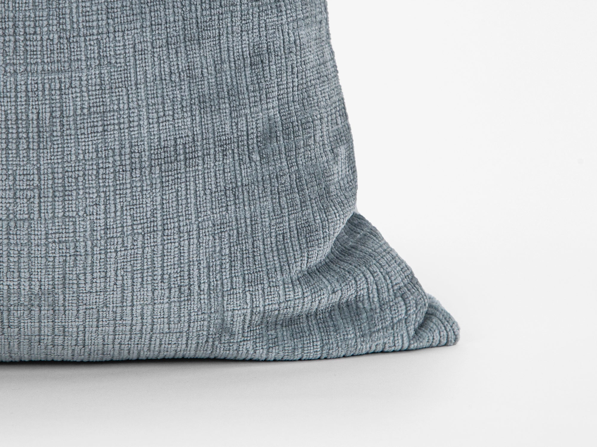 Light Blue Chenille Pillow Cover - Cozy