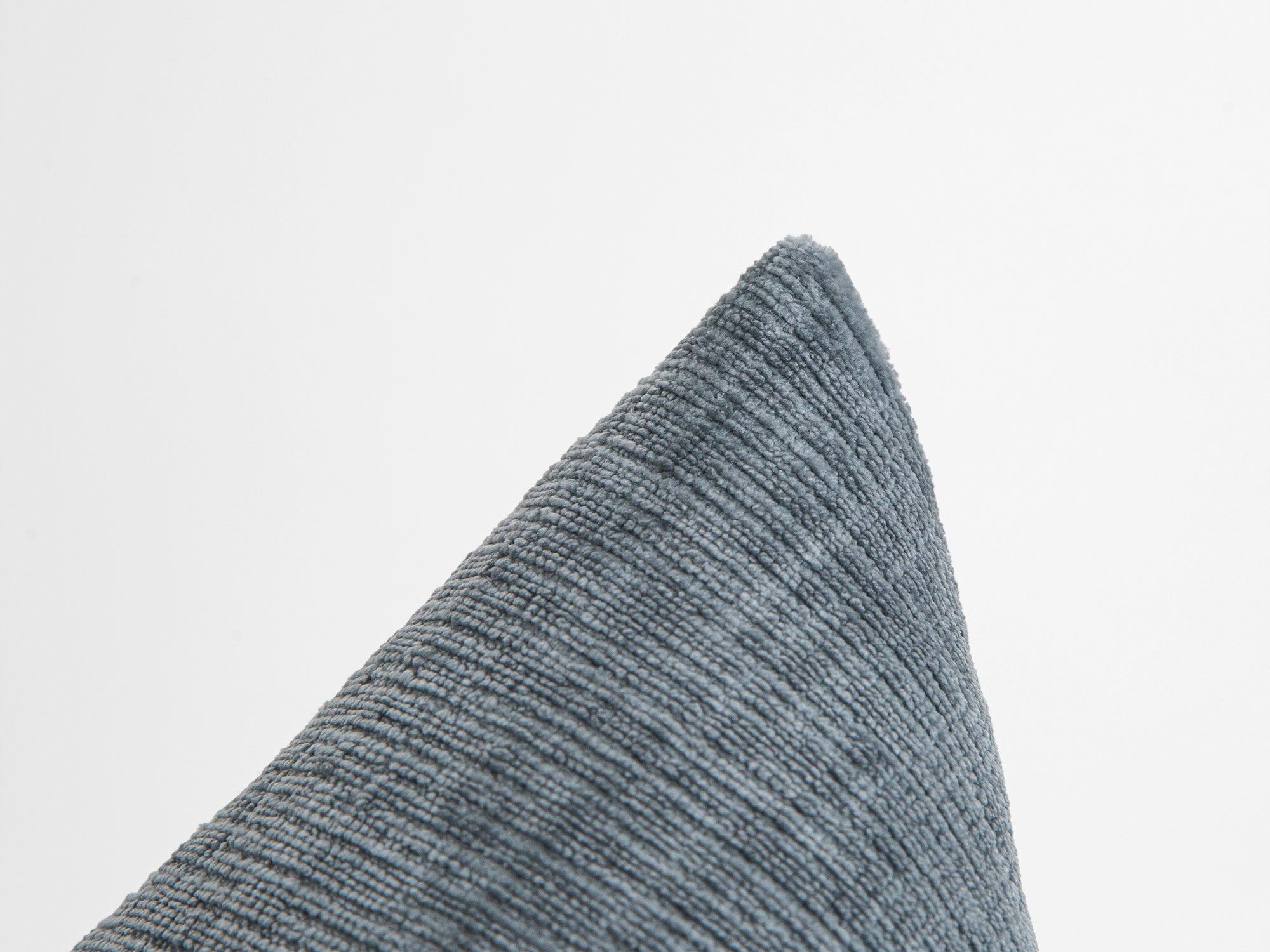 Light Blue Chenille Pillow Cover - Cozy