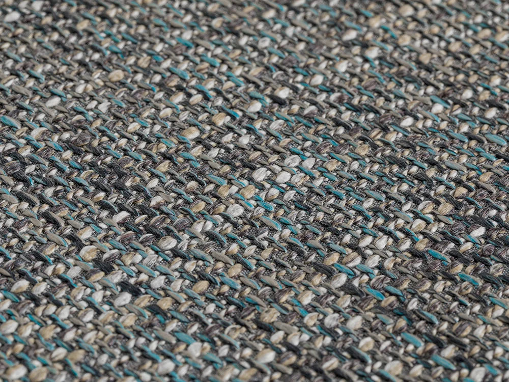 Light Blue Woven Upholstery Fabric - Harvest