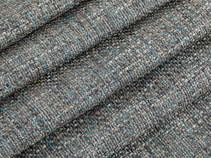 Light Blue Woven Upholstery Fabric - Harvest