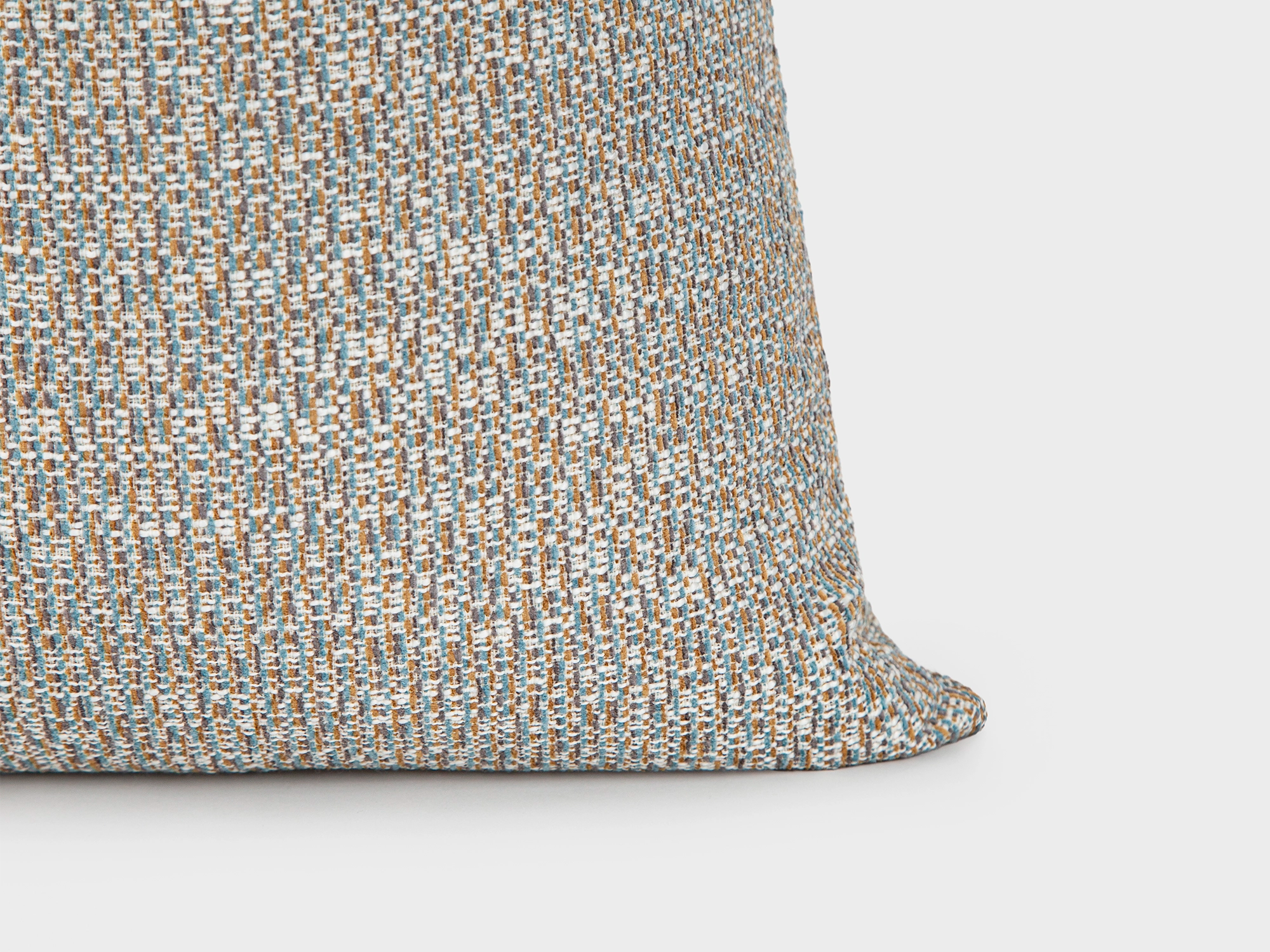 Light Blue Woven Pillow Cover – Melange