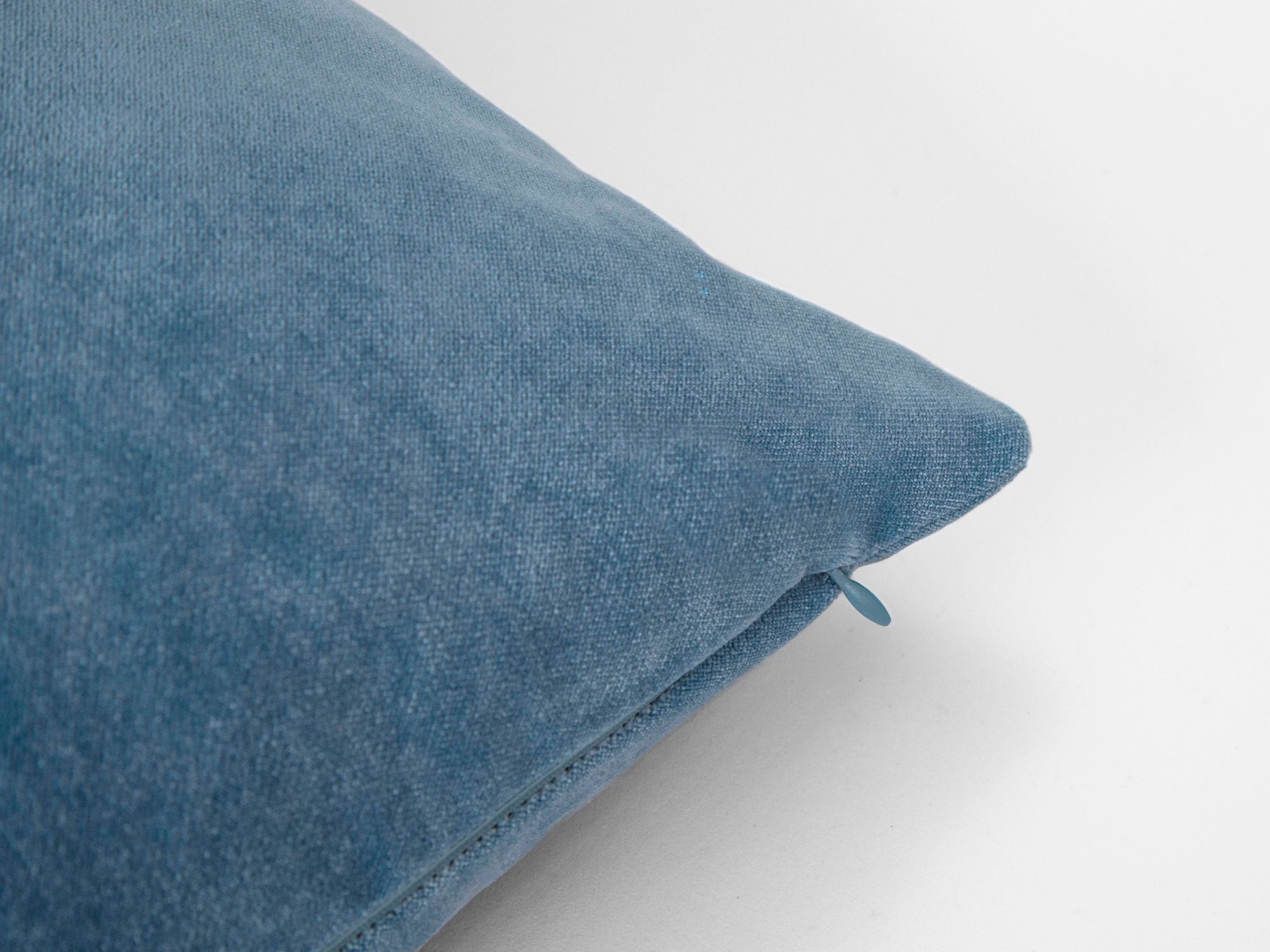 Baby Blue Velvet Pillow Cover