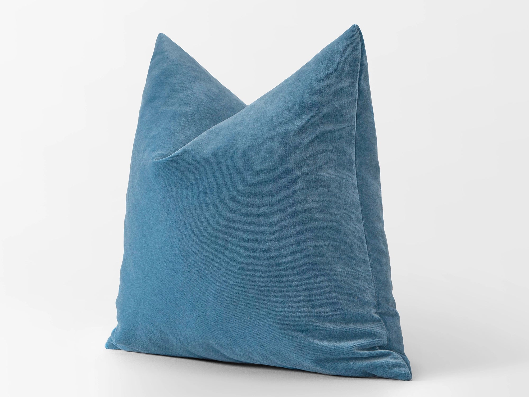 Baby Blue Velvet Pillow Cover