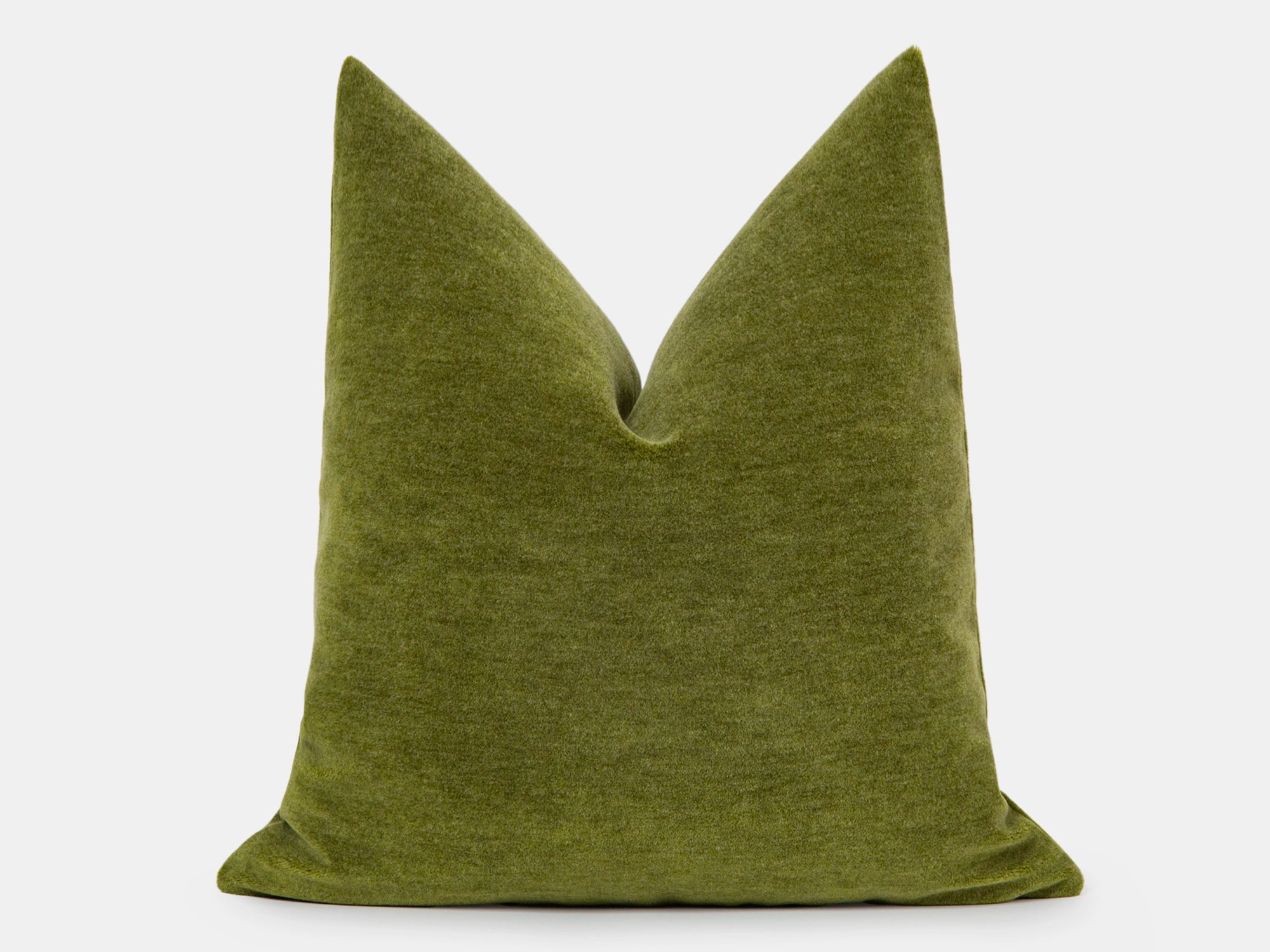 Light Green Mohair Velvet Pillow Cover
