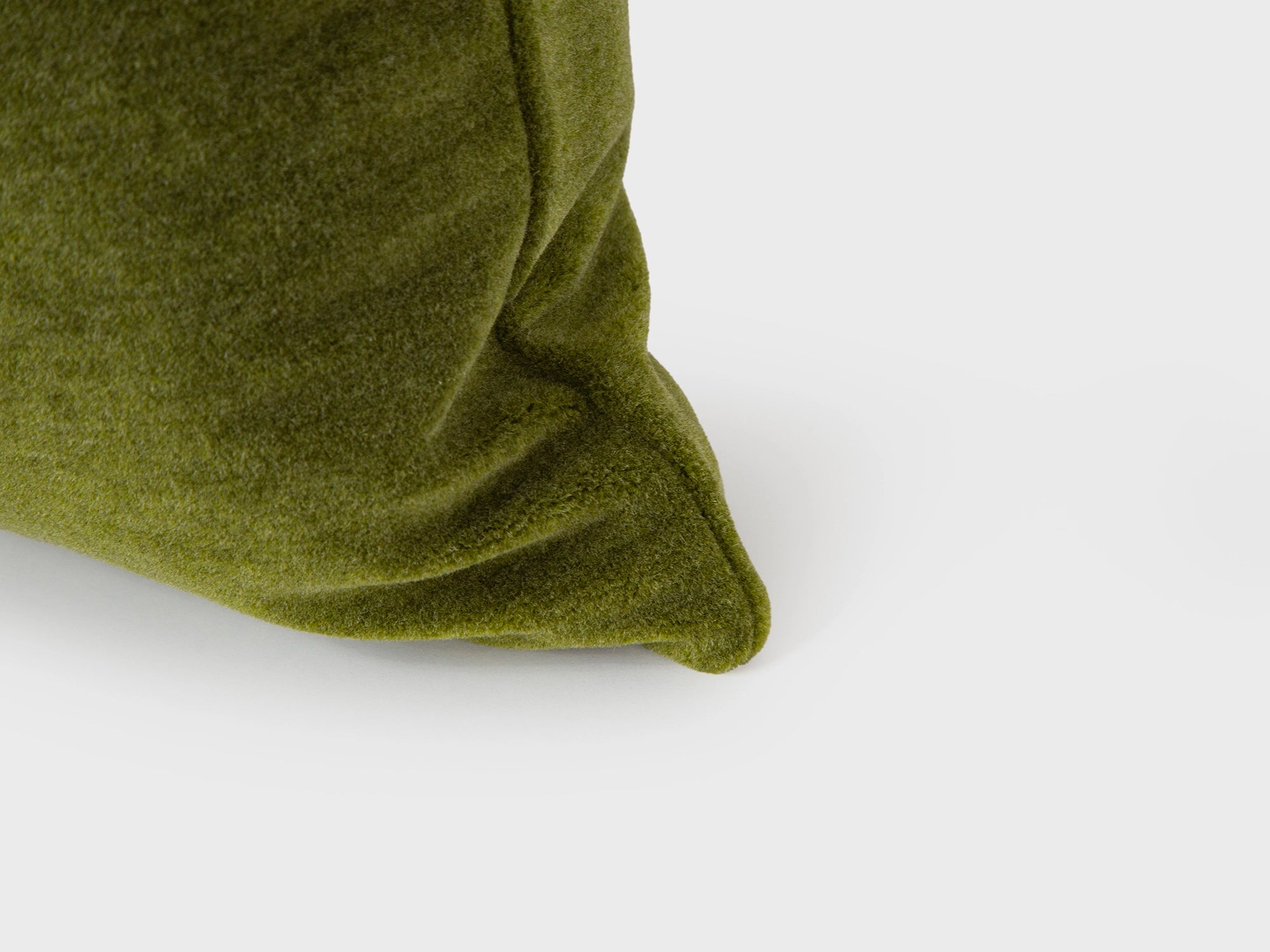 Light Green Mohair Velvet Pillow Cover