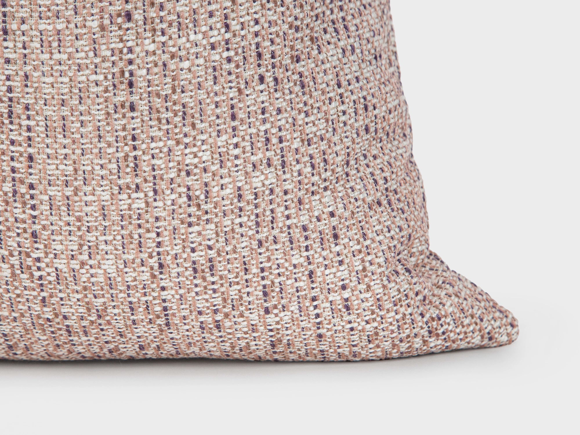 Light Pink Woven Pillow Cover - Melange