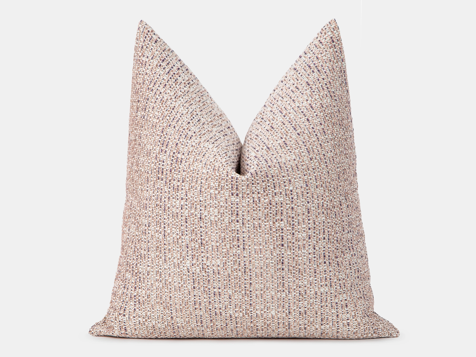 Light Pink Woven Pillow Cover - Melange