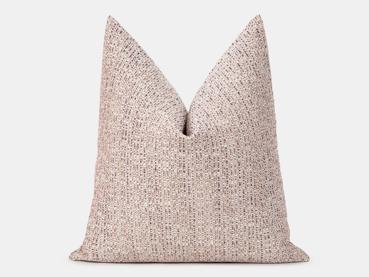 Light Pink Woven Pillow Cover - Melange