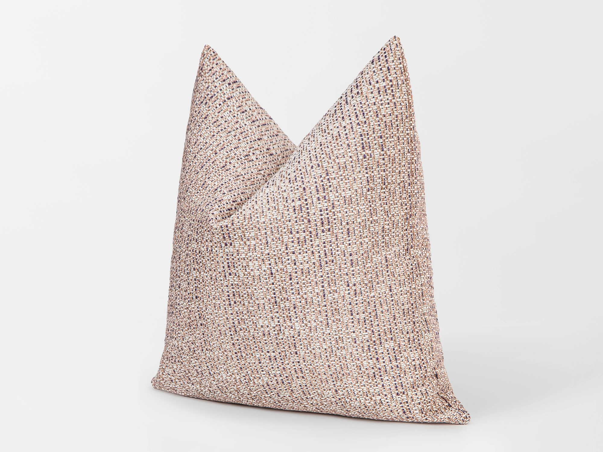 Light Pink Woven Pillow Cover - Melange