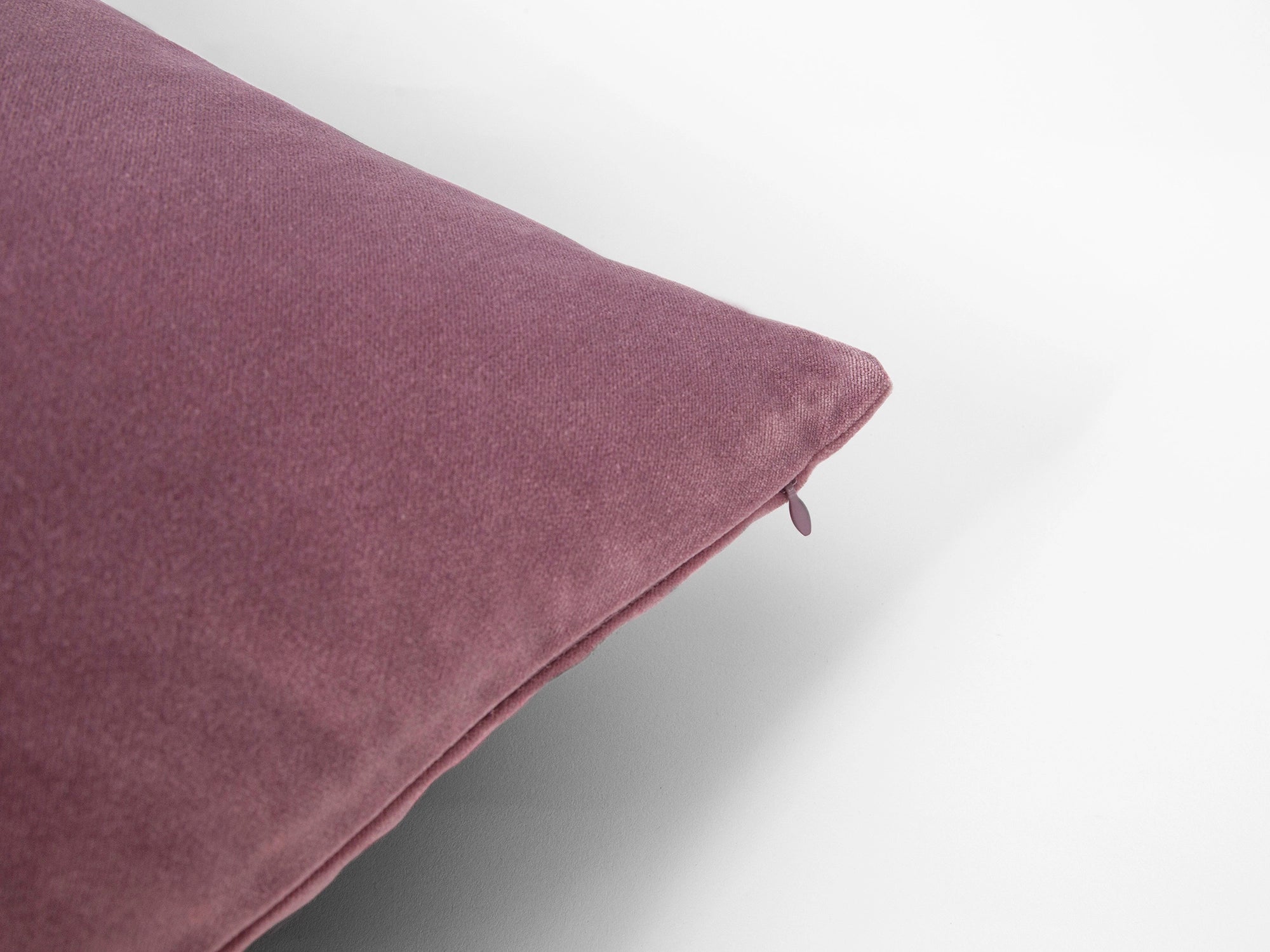 Dark Lilac Velvet Pillow Cover
