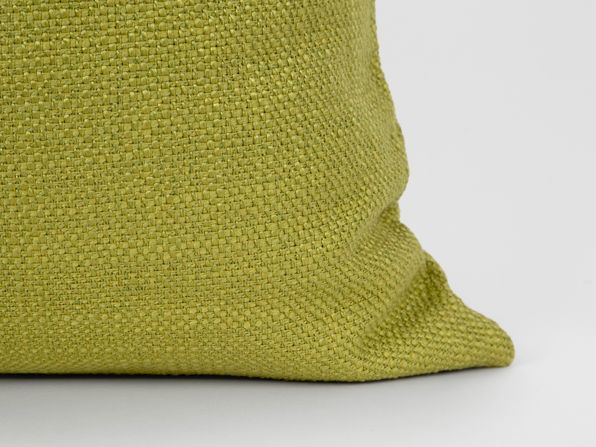 Olive Lime Linen Pillow Cover
