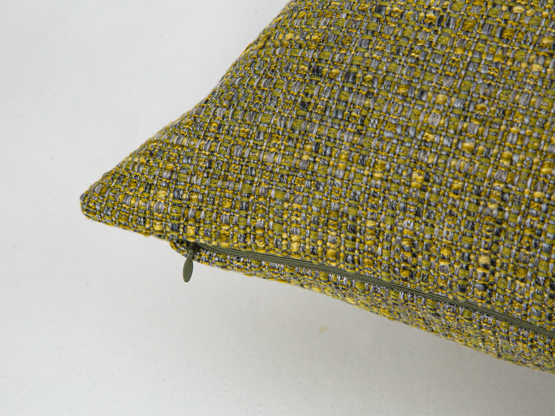 Sage Green Woven Pillow Cover