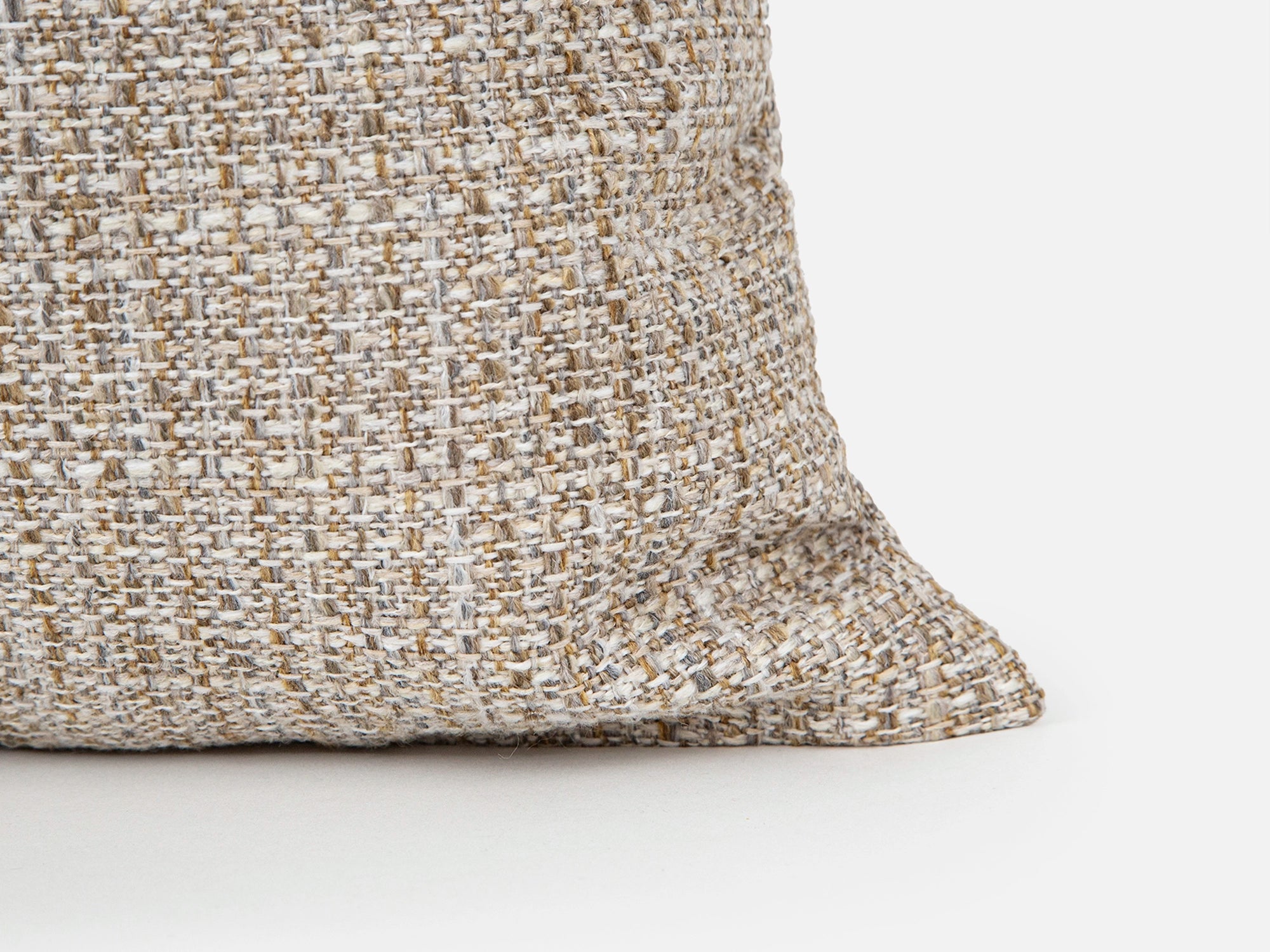 Greige Woven Pillow Cover