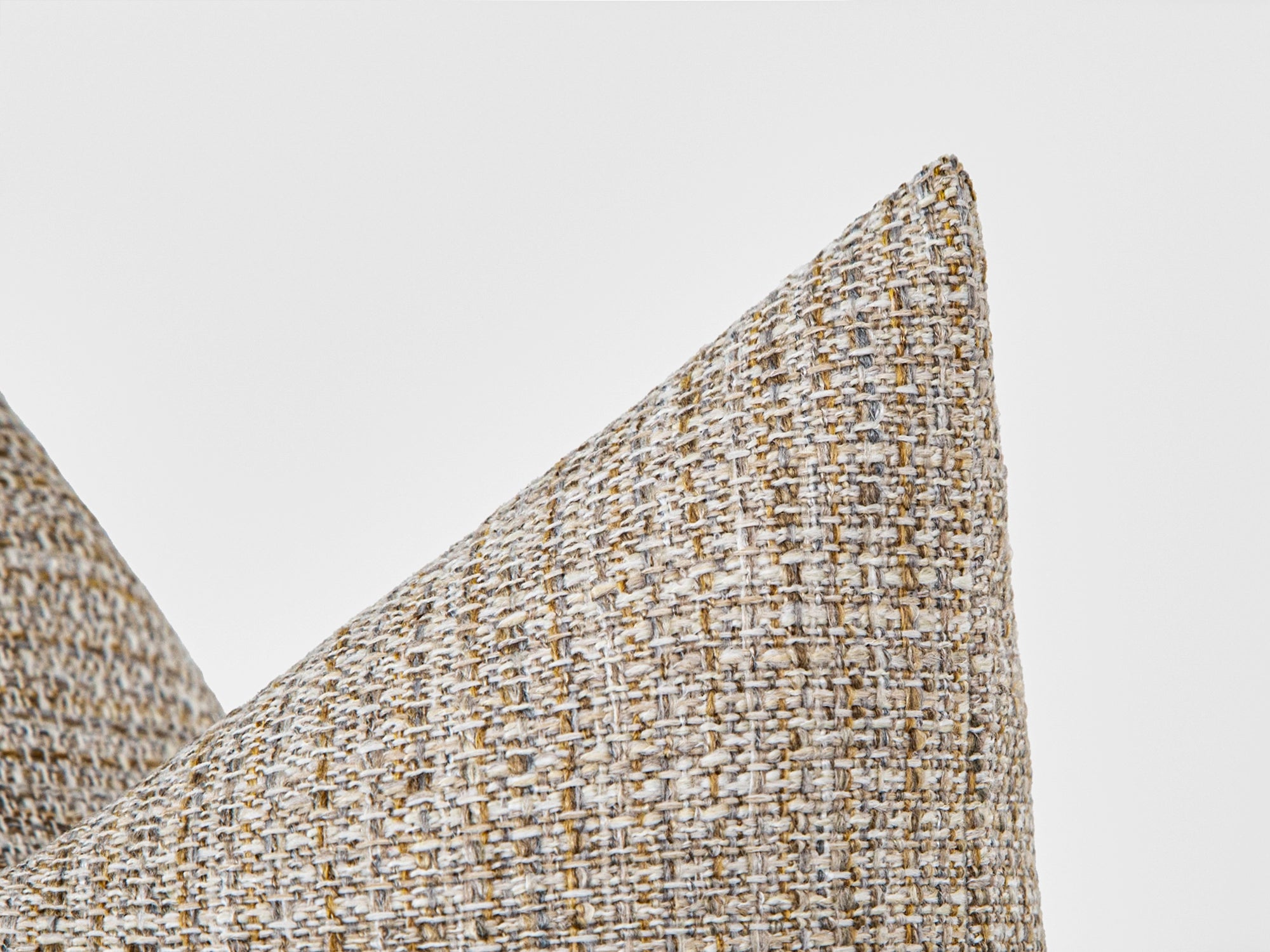 Greige Woven Pillow Cover