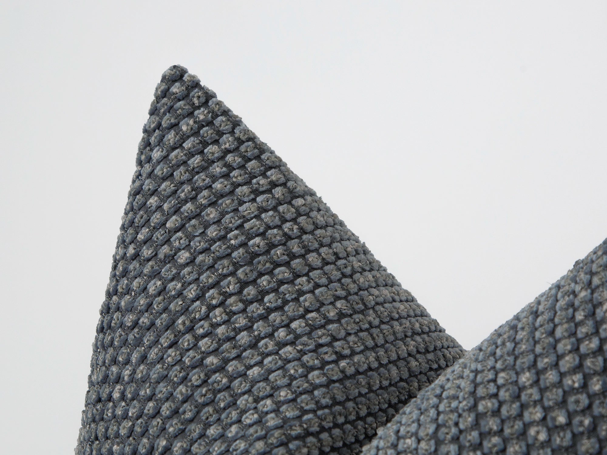 Dusty Blue Textured Dotted Pillow Cover