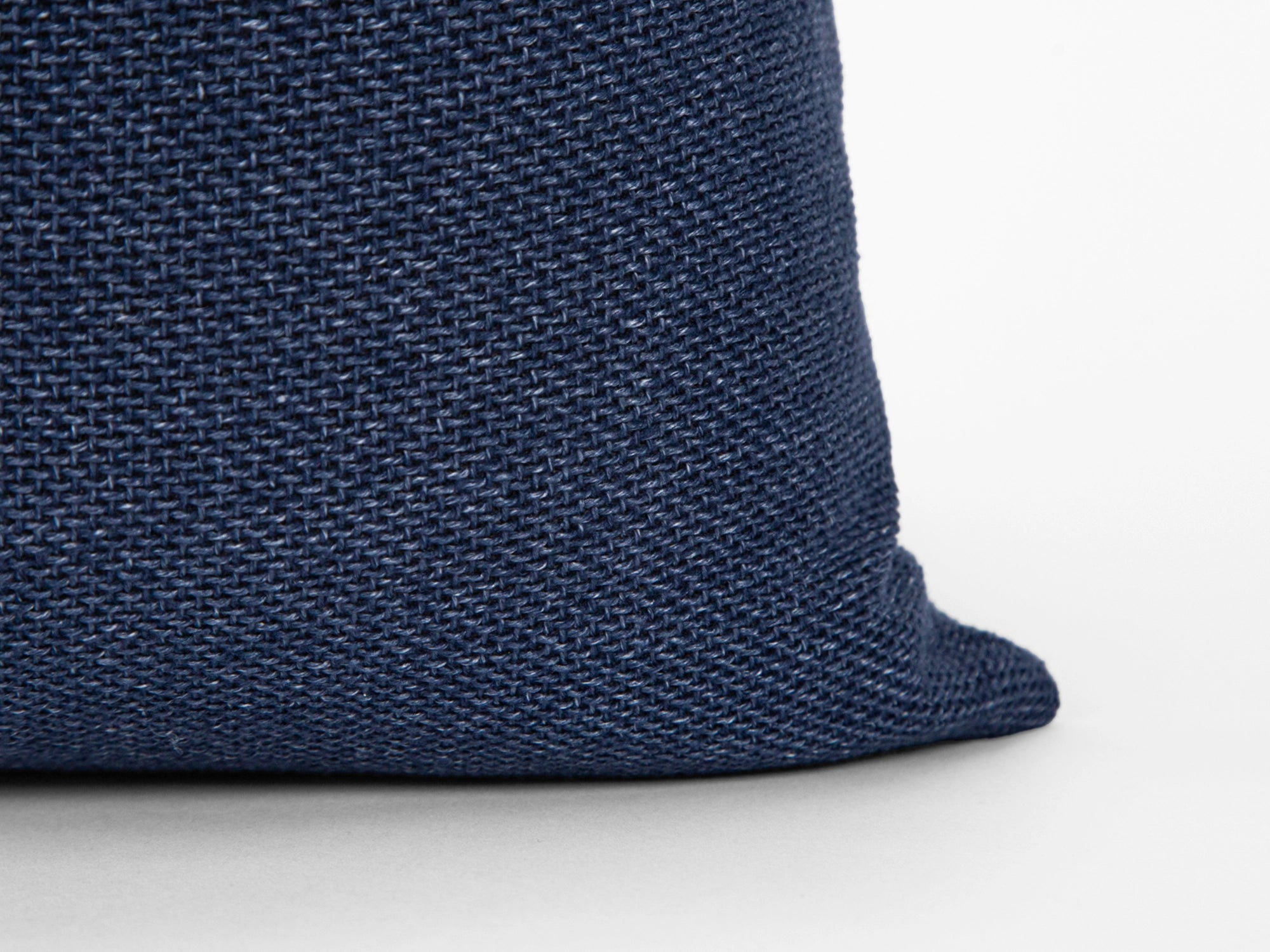 Marina Blue Woven Pillow Cover