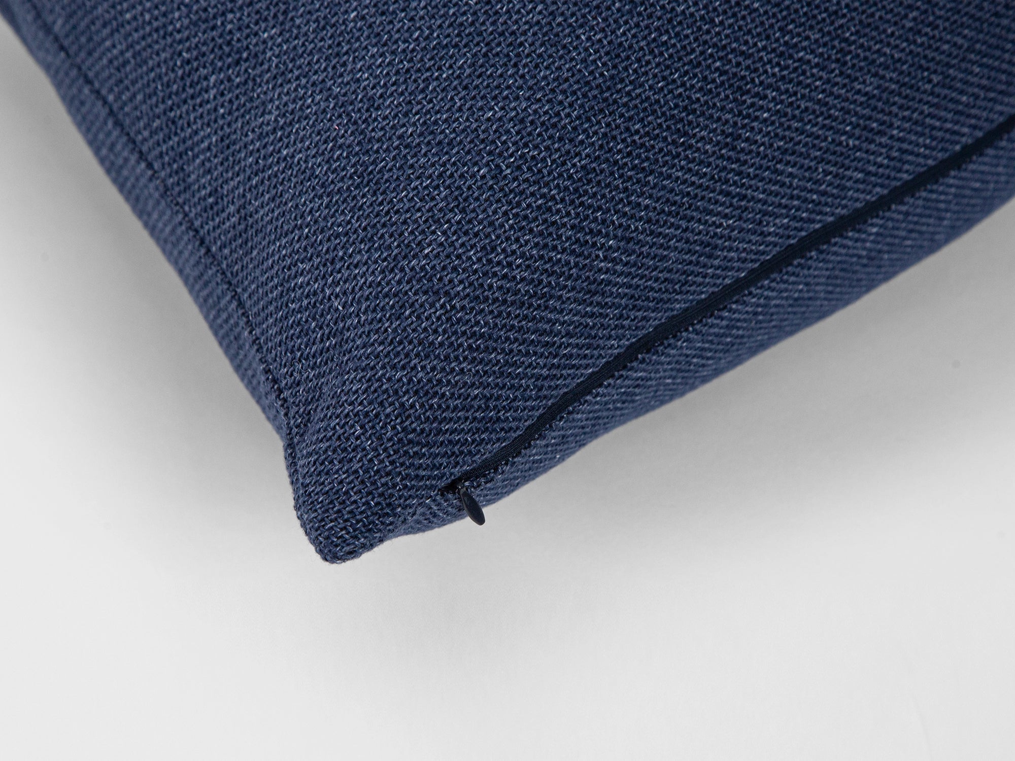 Marina Blue Woven Pillow Cover