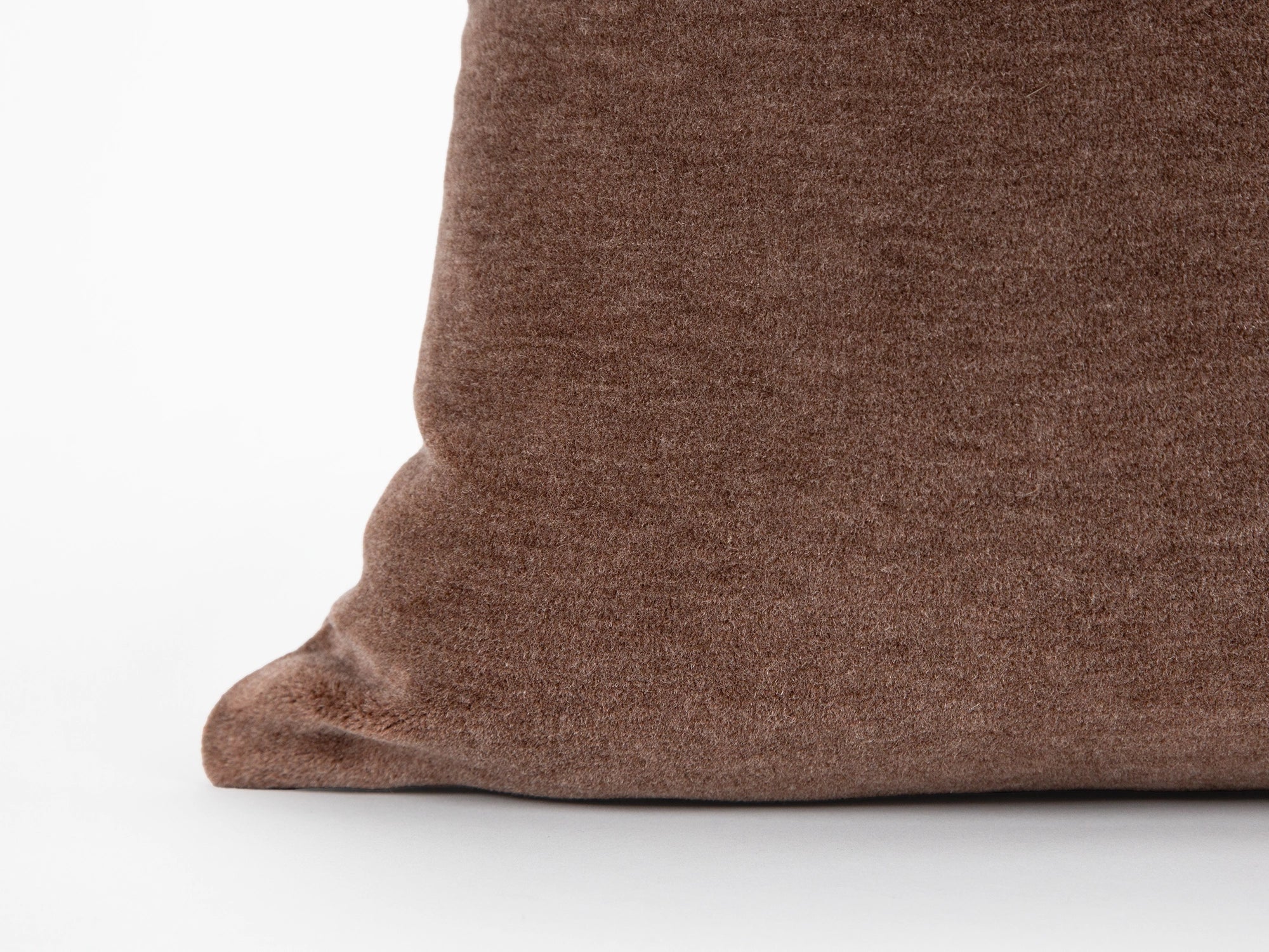 Mauve Mohair Velvet Pillow Cover