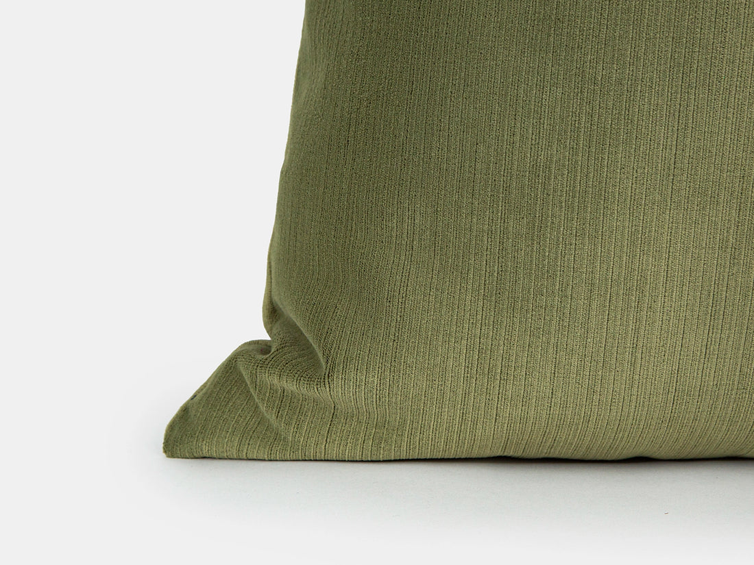 Dusty Olive Velvet Pillow Cover