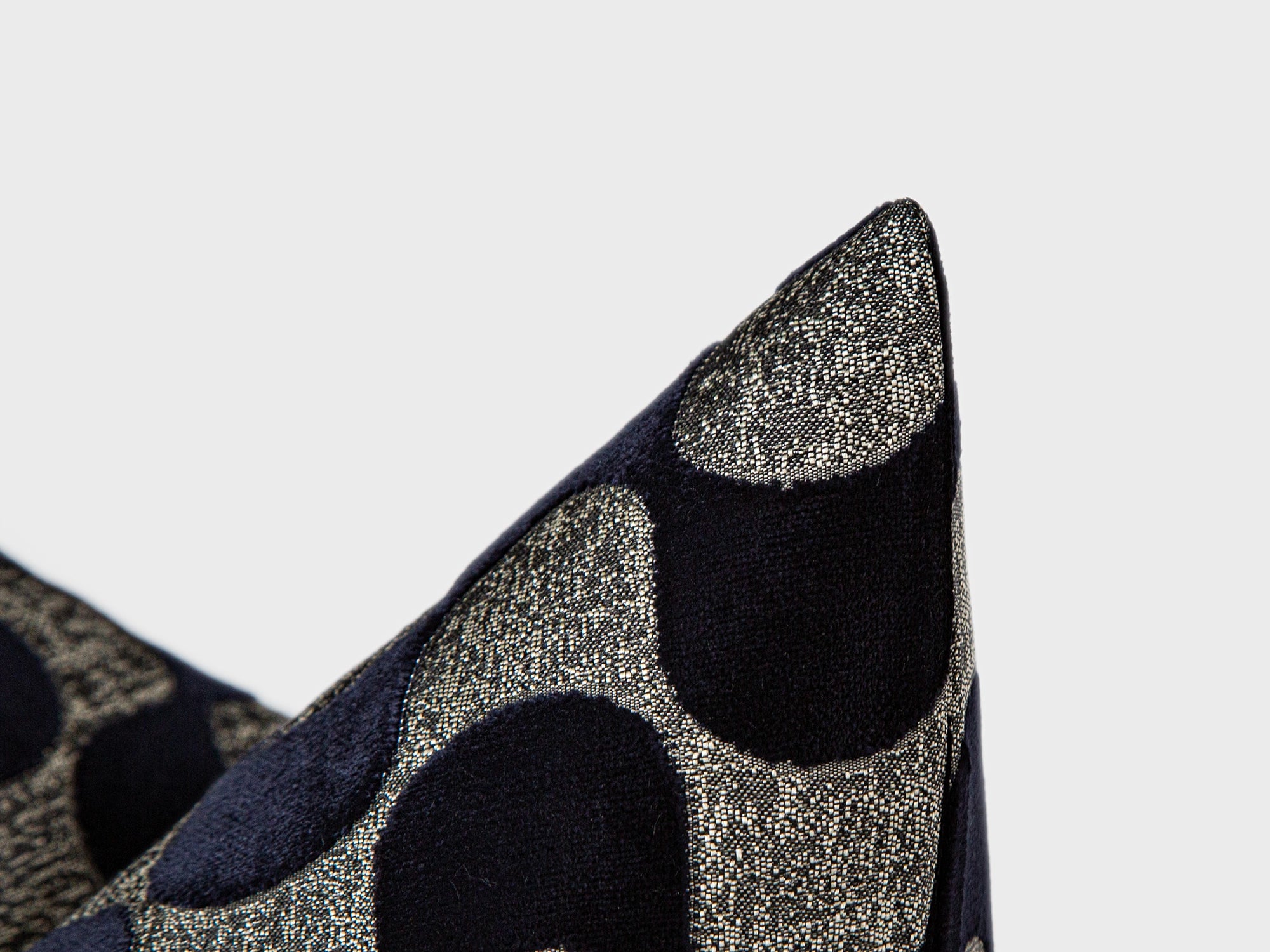 Midnight Abstract Velvet Pillow Cover