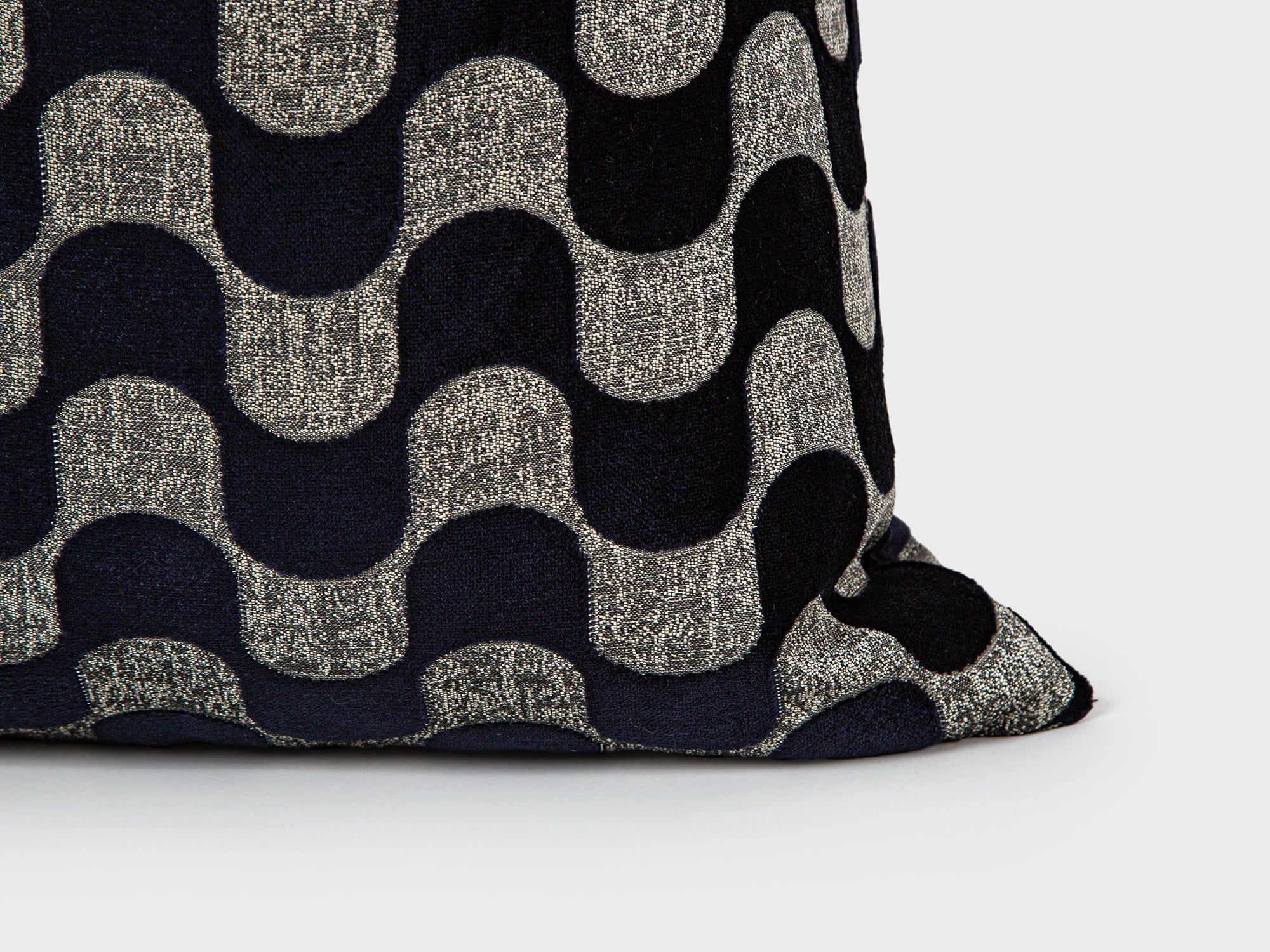 Midnight Abstract Velvet Pillow Cover