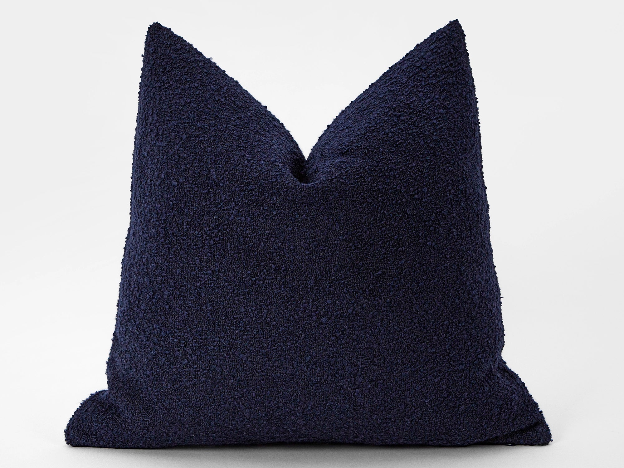 Midnight Boucle Pillow Cover
